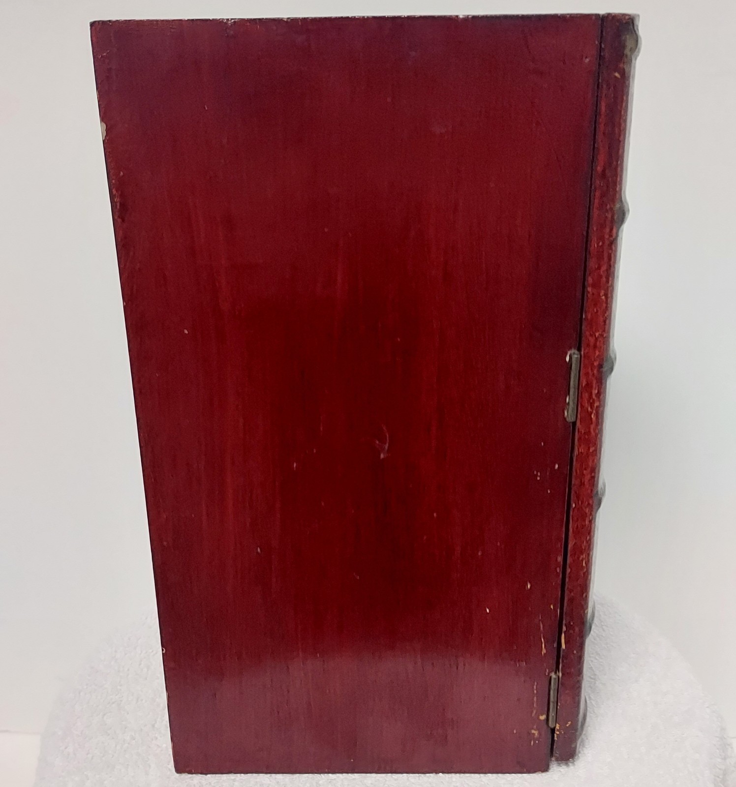 Vtg Faux Book Hidden CD Storage Secret Compartment Box Decorative Home Decor