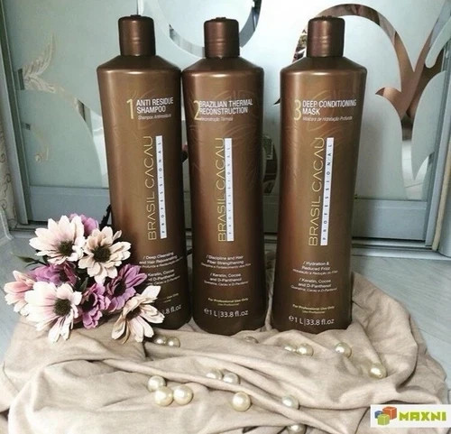 Brasil Cacau Keratin Step 1-2-3 liter bottles