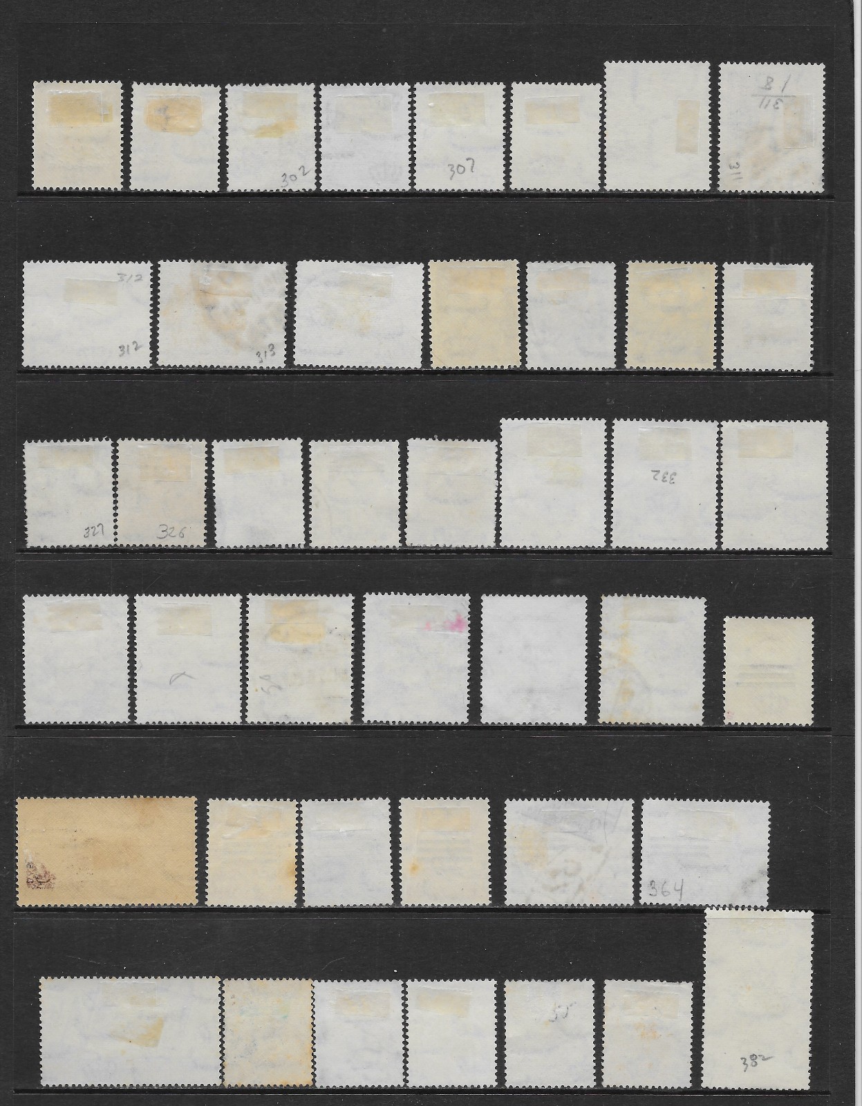 EGYPT VARIOUS MINT HINGED/USED ISSUES POSTAGE/OCCUPATION 1952 - 1955