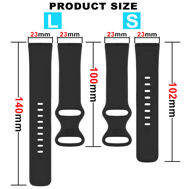 Replacement Silicone Band Strap Wristband For Fitbit Versa 4 Versa 3