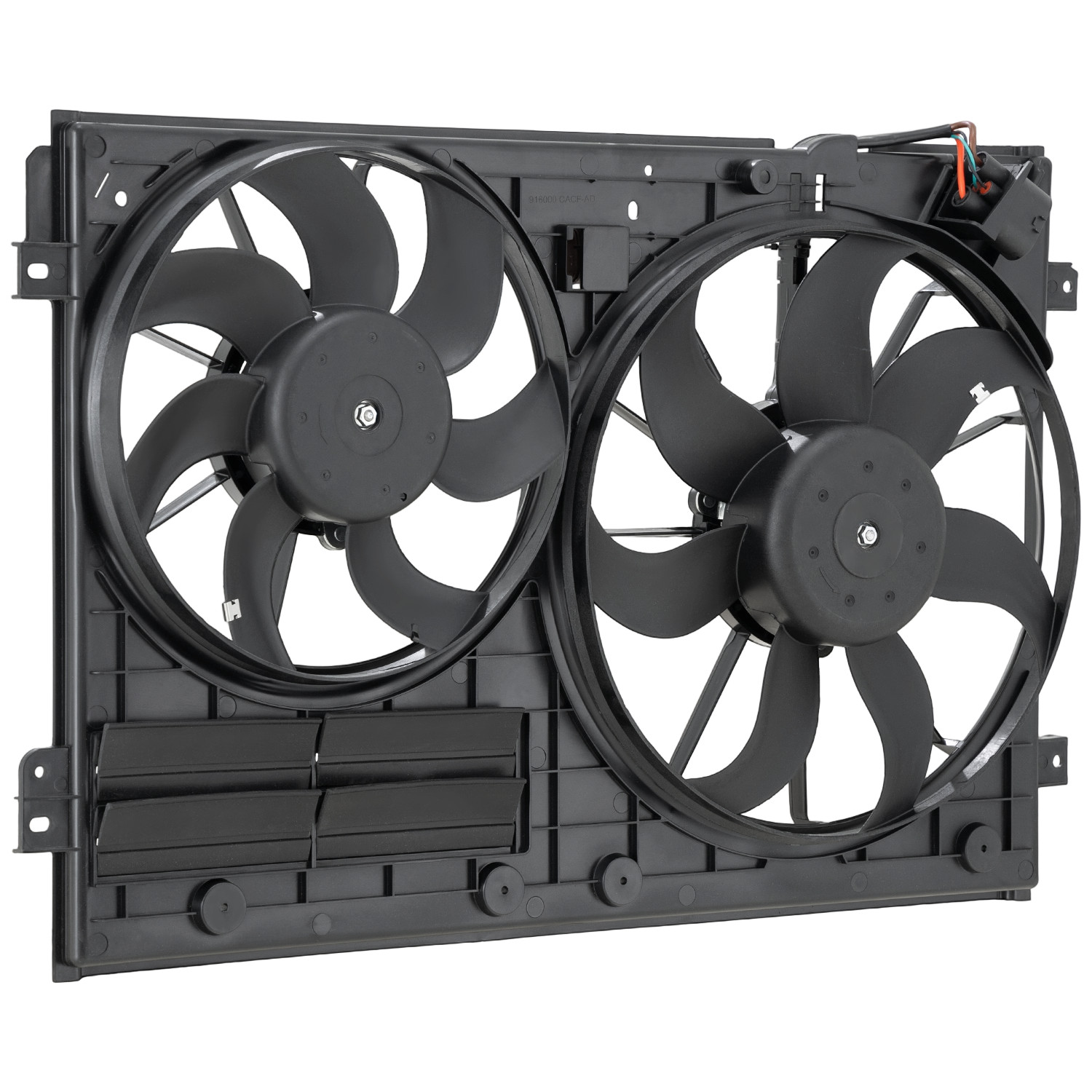 Radiator Cooling Fan Assembly For VW Golf Jetta CC Beetle Passat Tiguan AUDI A3