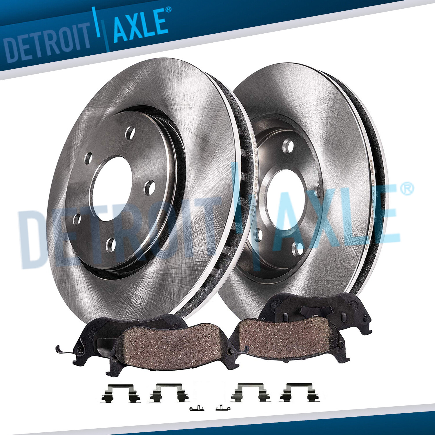 Front Disc Rotors Brake Pads for Chrysler 200 Dodge Caliber Avenger Jeep Compass