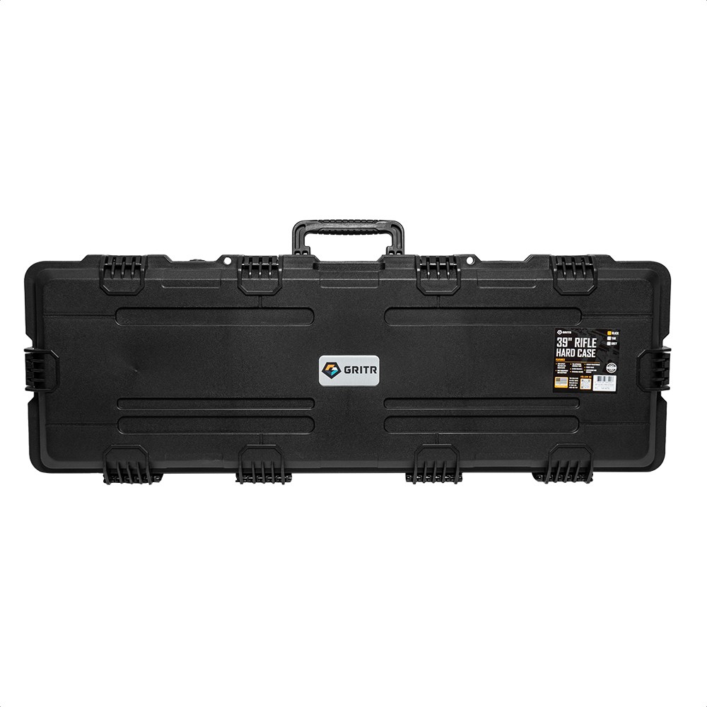 GRITR 39" Tactical TSA Approved Hard Rifle Case with Foam Padding - Colors