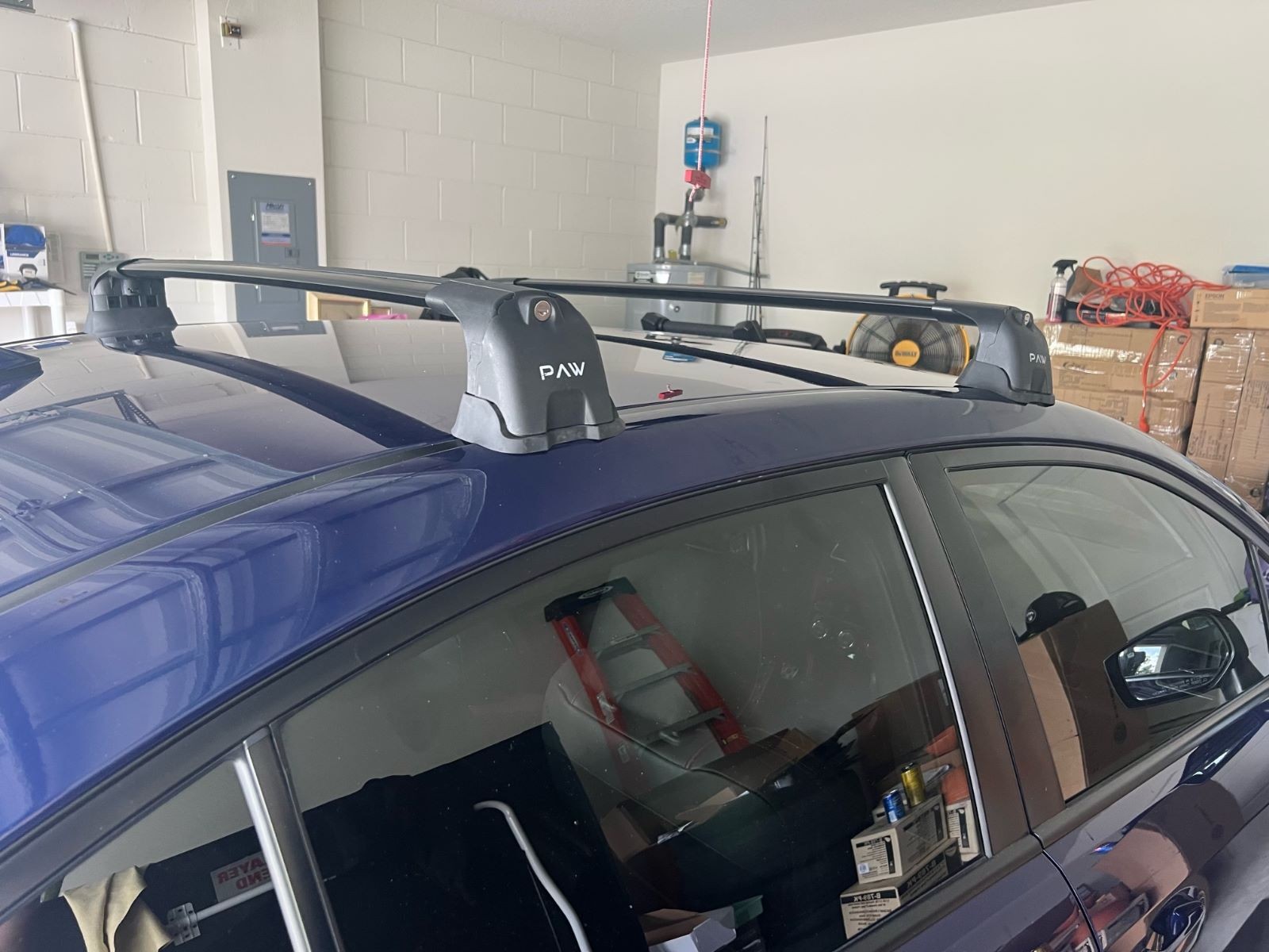 For Subaru WRX (2019-2026) Roof Rack Cross Bar Fix Point, Black