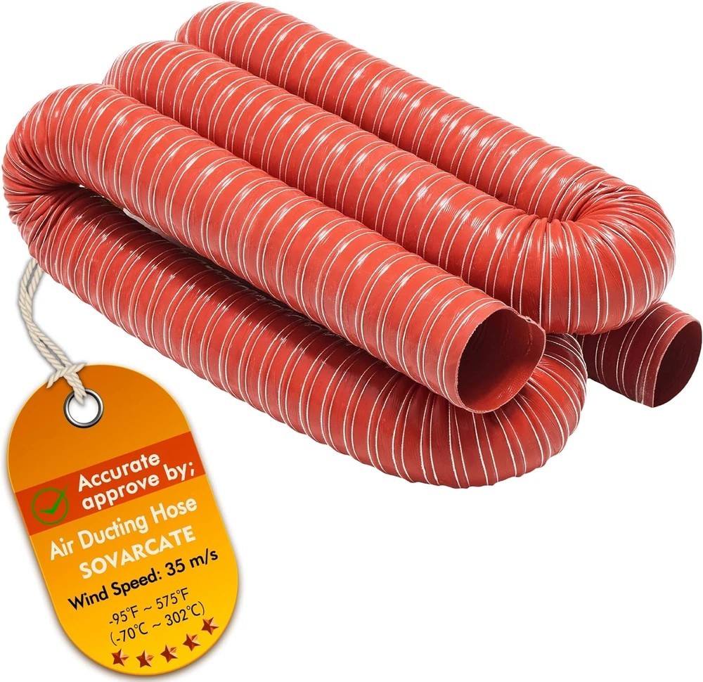 2 in Intake Hose Automotive Air Duct Hose Length 3 Meter (10 Feet) Double-Layer