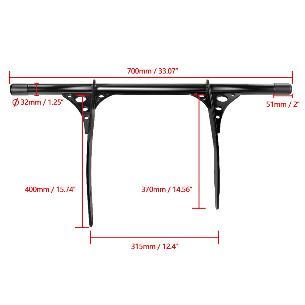 Highway Engine Guard Crash Bar Peg For Honda Shadow Phantom VT750C2B 2011-2023