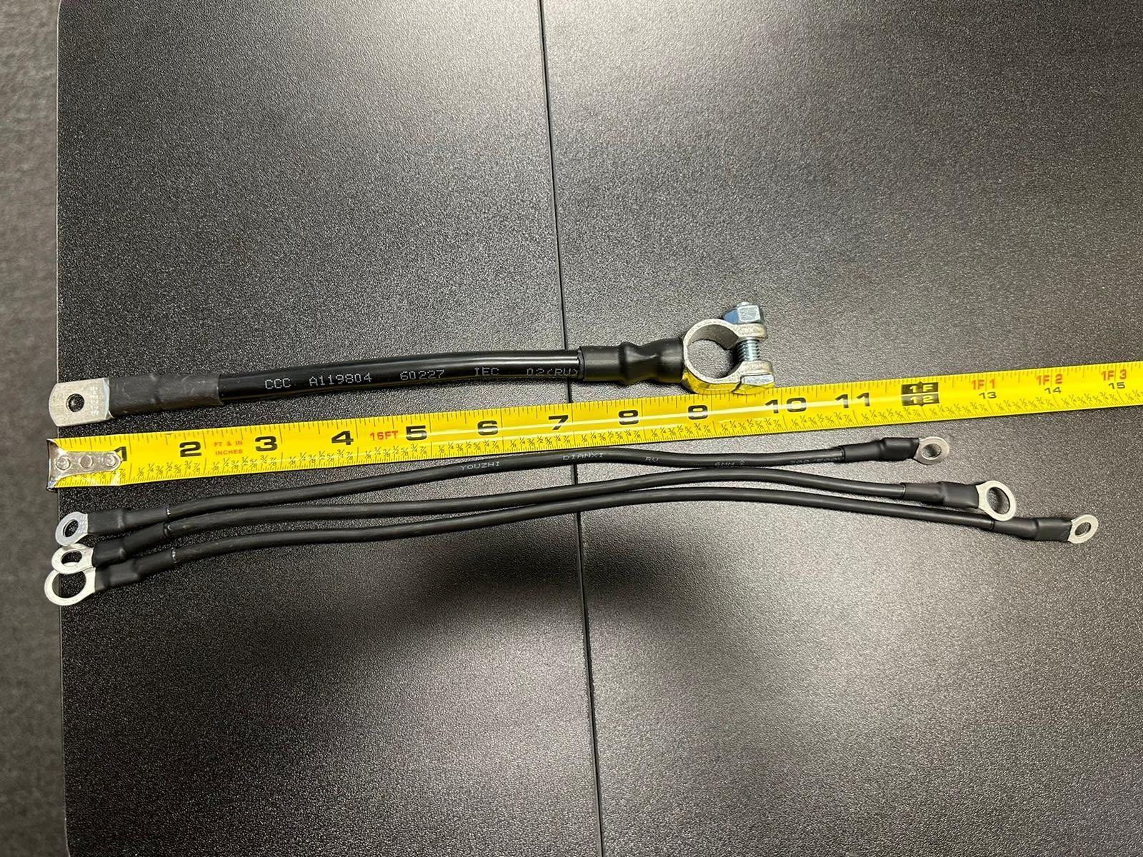 Heavy Duty Battery Ground Strap Kit For Honda Acura B D H K Series Engine Trans