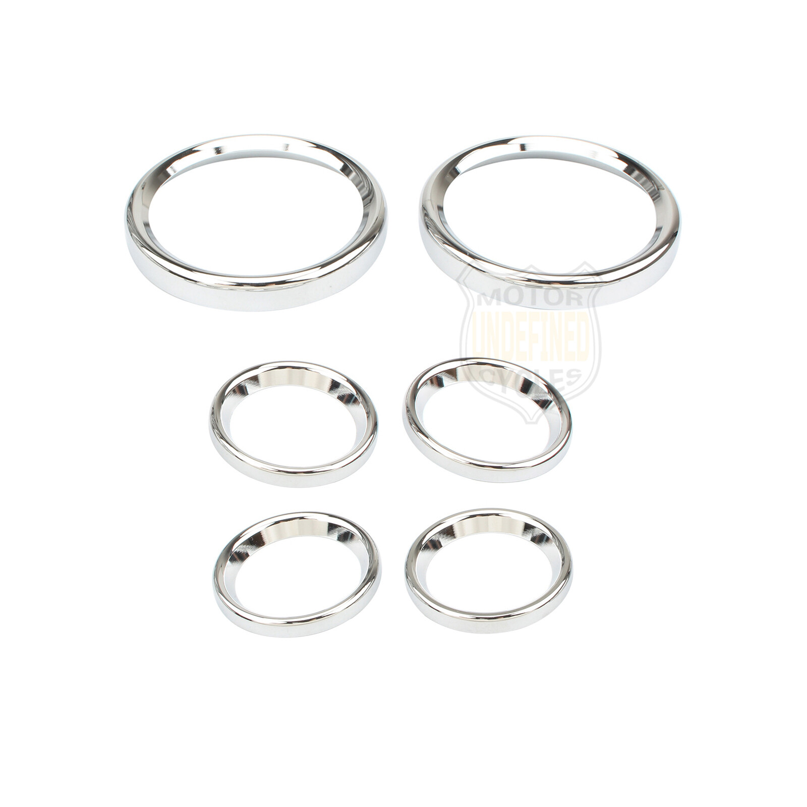 Chrome Instrument Board Gauge Bezel Covers For Harley Electra Street Glide 96-13