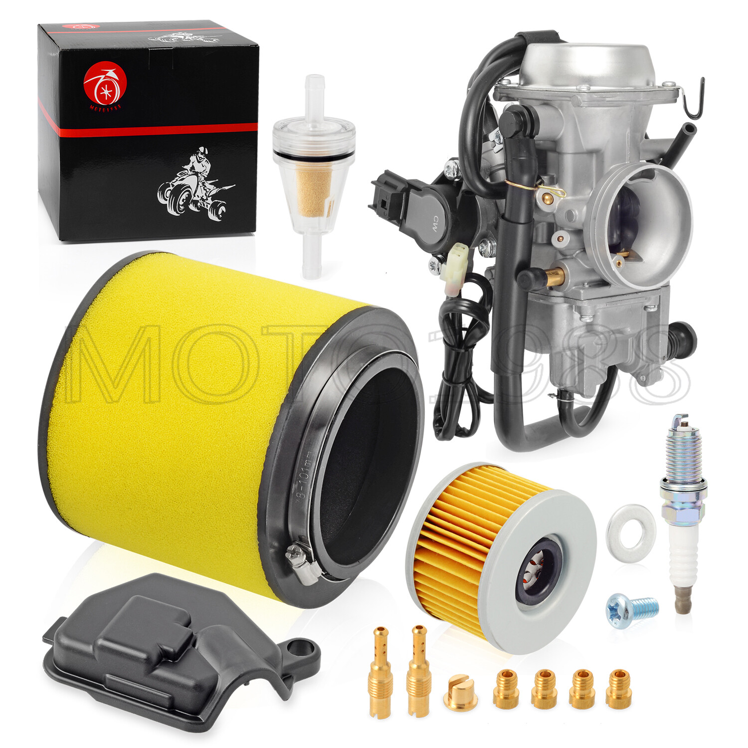 Carburetor & Air Filter For Honda Foreman Rubicon 500 TRX500 FA/FGA/FPA 2001-12