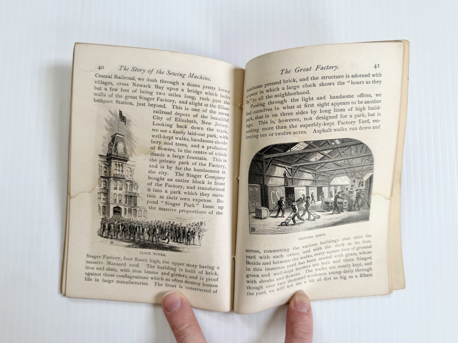 Genius Rewarded Or the Story Of The Sewing Machine SINGER Book 1880 John Scott