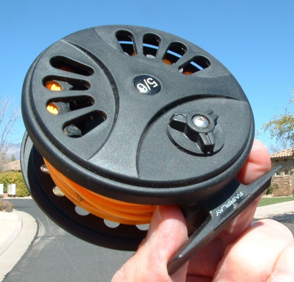 Cortland Fairplay 5/6 wt Fly Reel Lightweight Adjustable Drag GOOD FLOAT LINE
