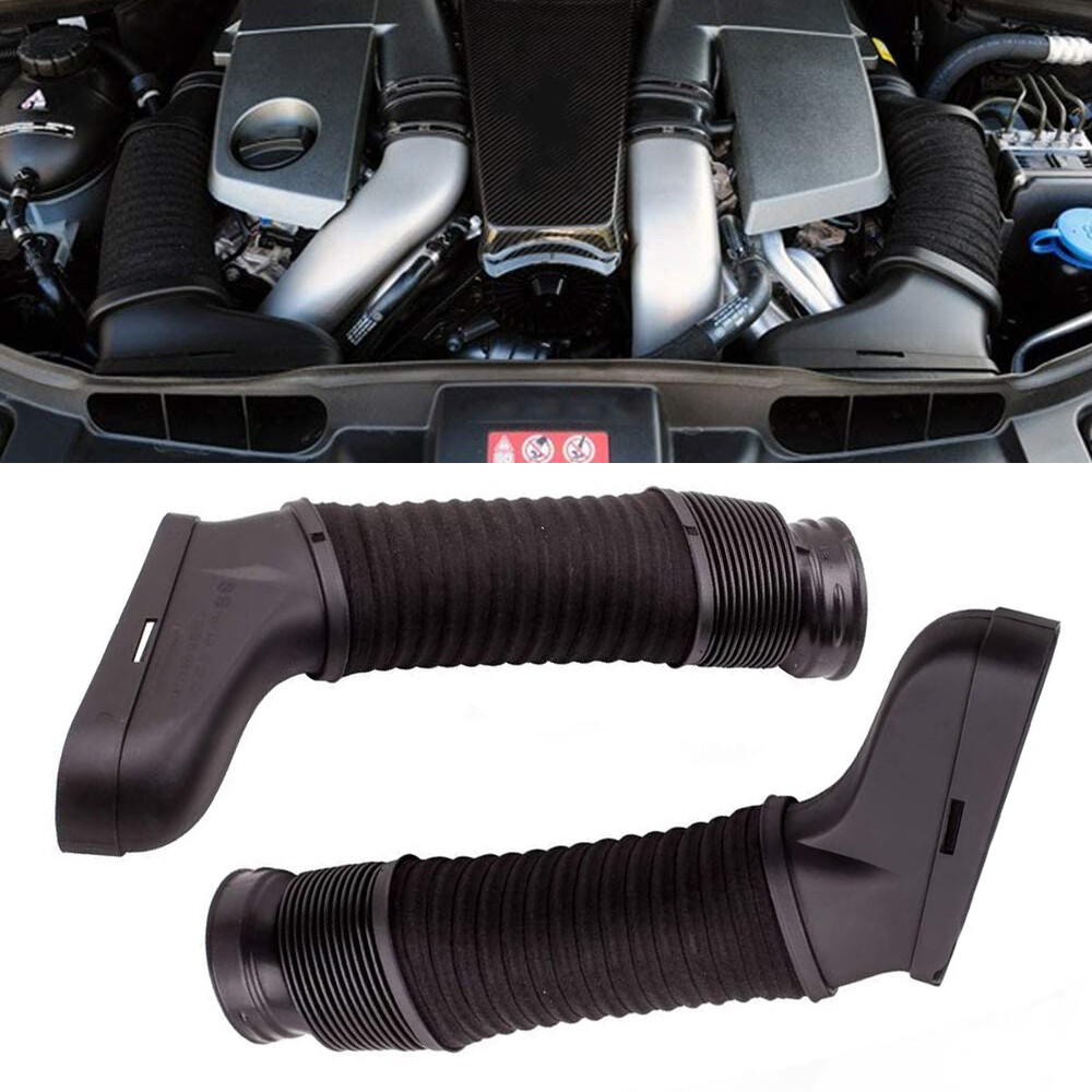 Pair Air Intake Inlet Duct Hose For 2008-2012 Mercedes-Benz C300 W204 W212 E350