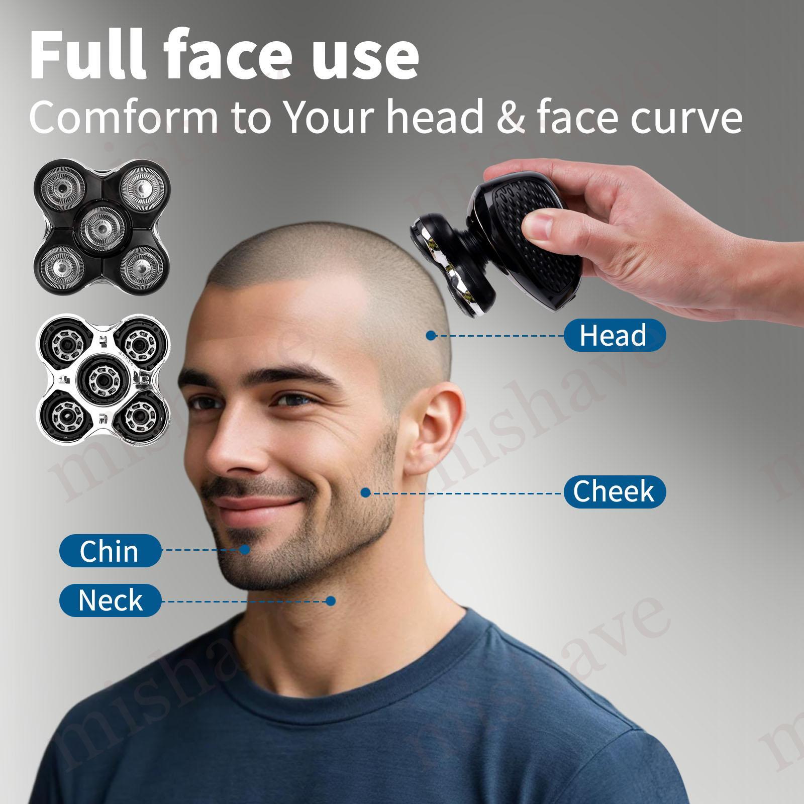 Head Shaver Replacment Heads Compatible with Remington Balder Pro XR7000/XR1500