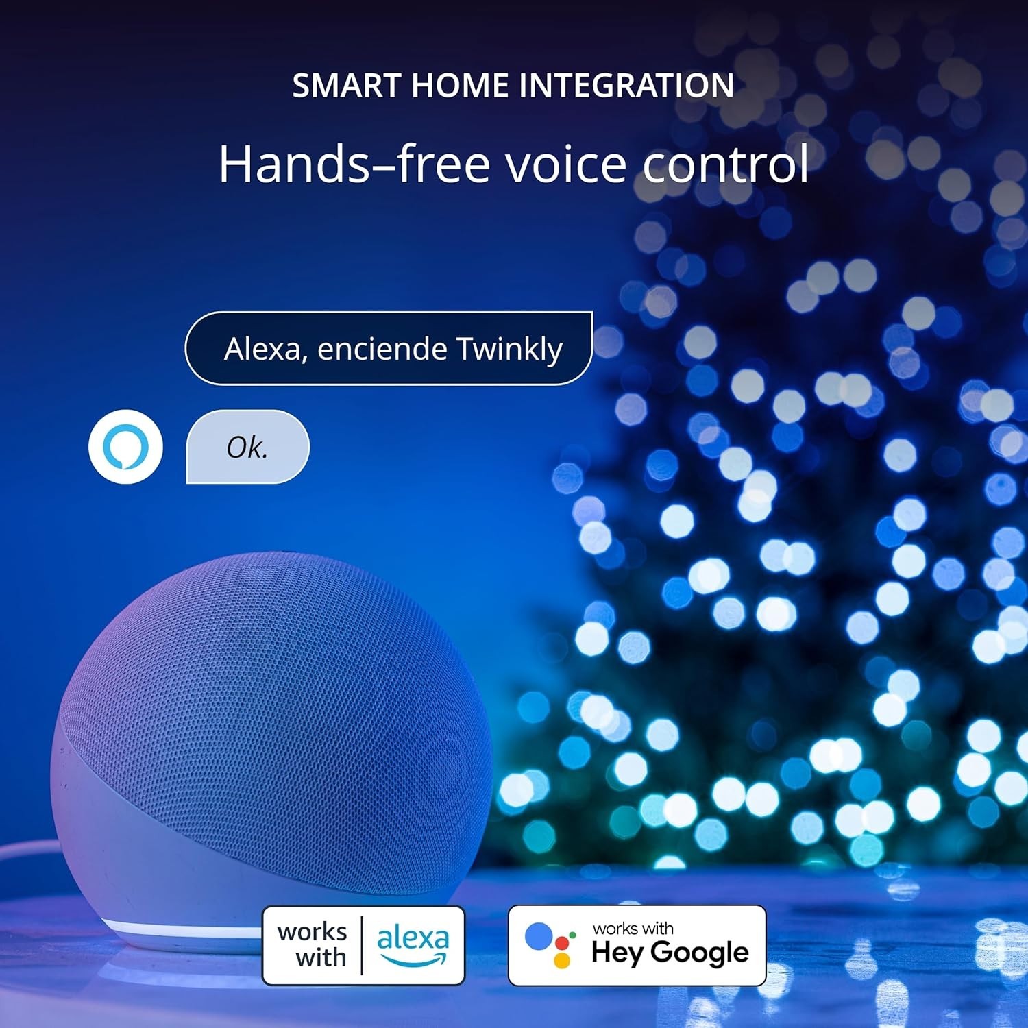 Twinkly Strings 600 LED RGB, LED Light String, Smart Multicolor LED Lights