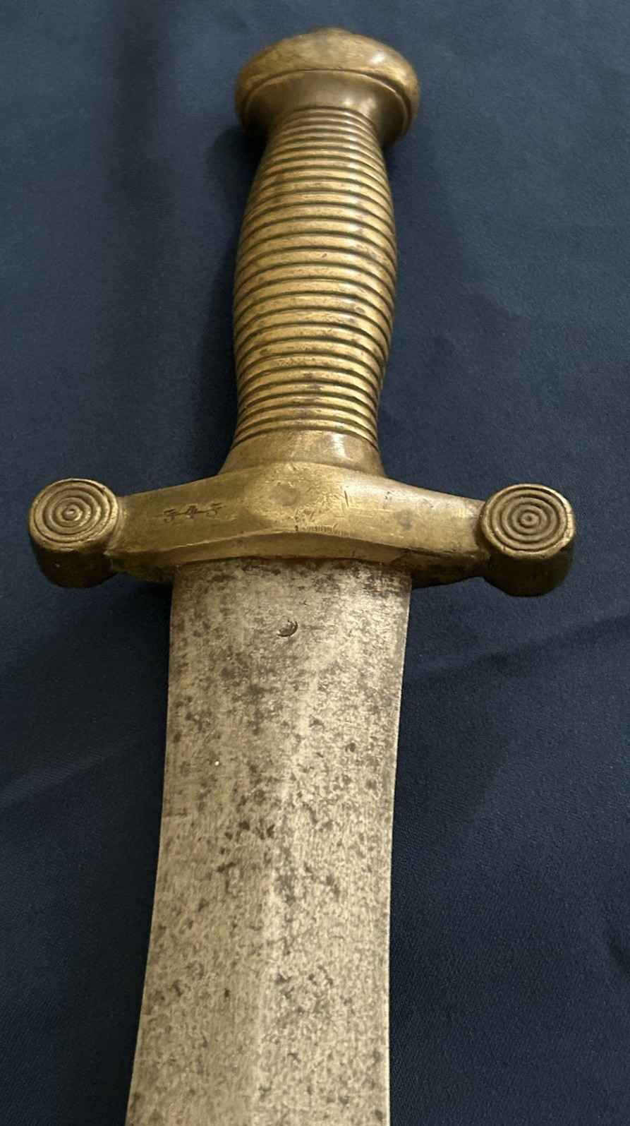 Antique US Civil War? French Artillery Short Sword W/Hallmarks