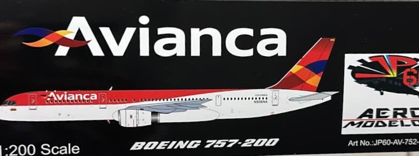 1:200 IF200 Avianca - Boeing 757-200 N506NA w/ Stand