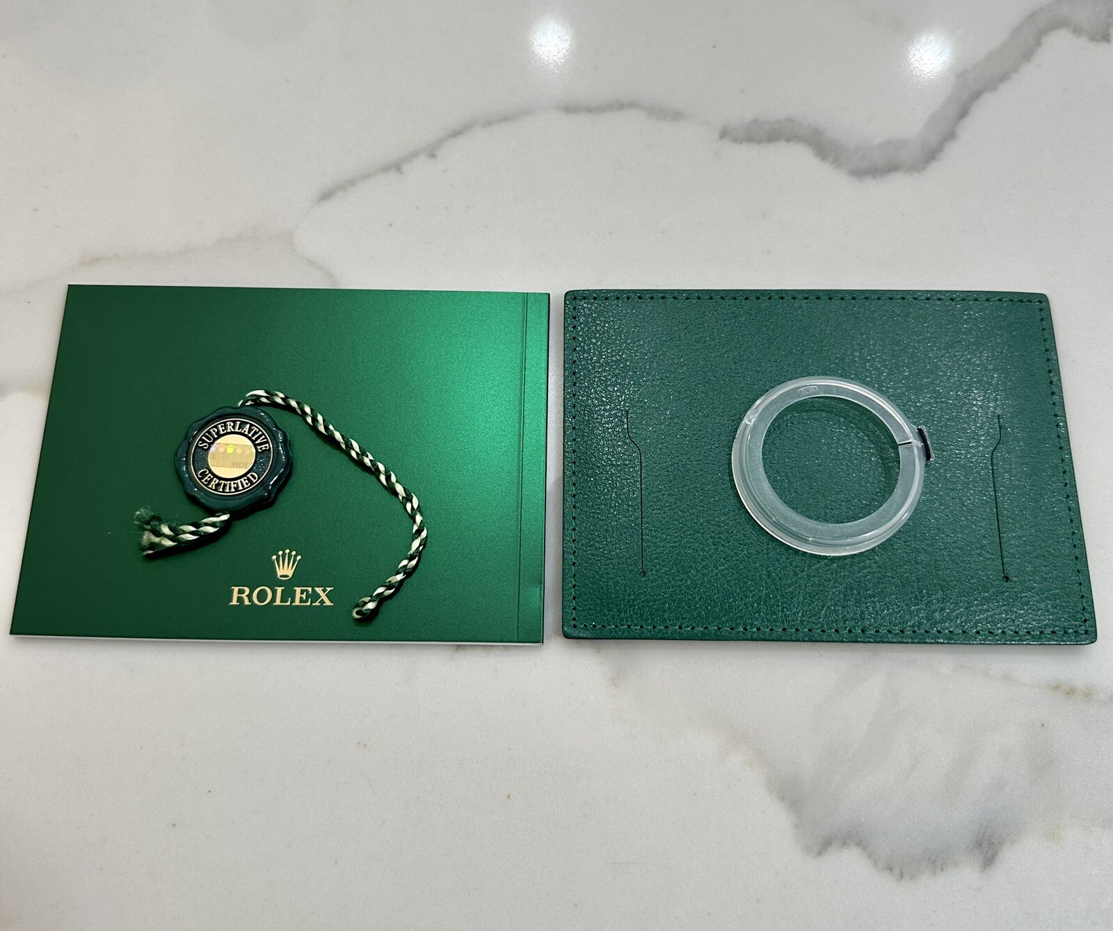 OEM Rolex GMT Master II Booklet Holder Bezel Protector SET 126711 126715 126710