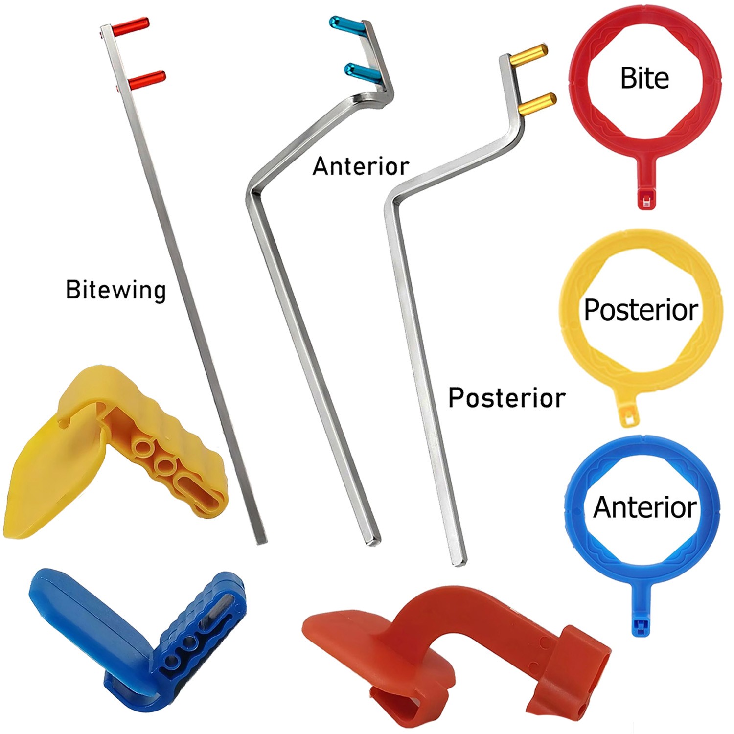 Digital Sensor Holder Dental X-Ray Aiming Ring Bitewing/Anterior/Posterior Arm
