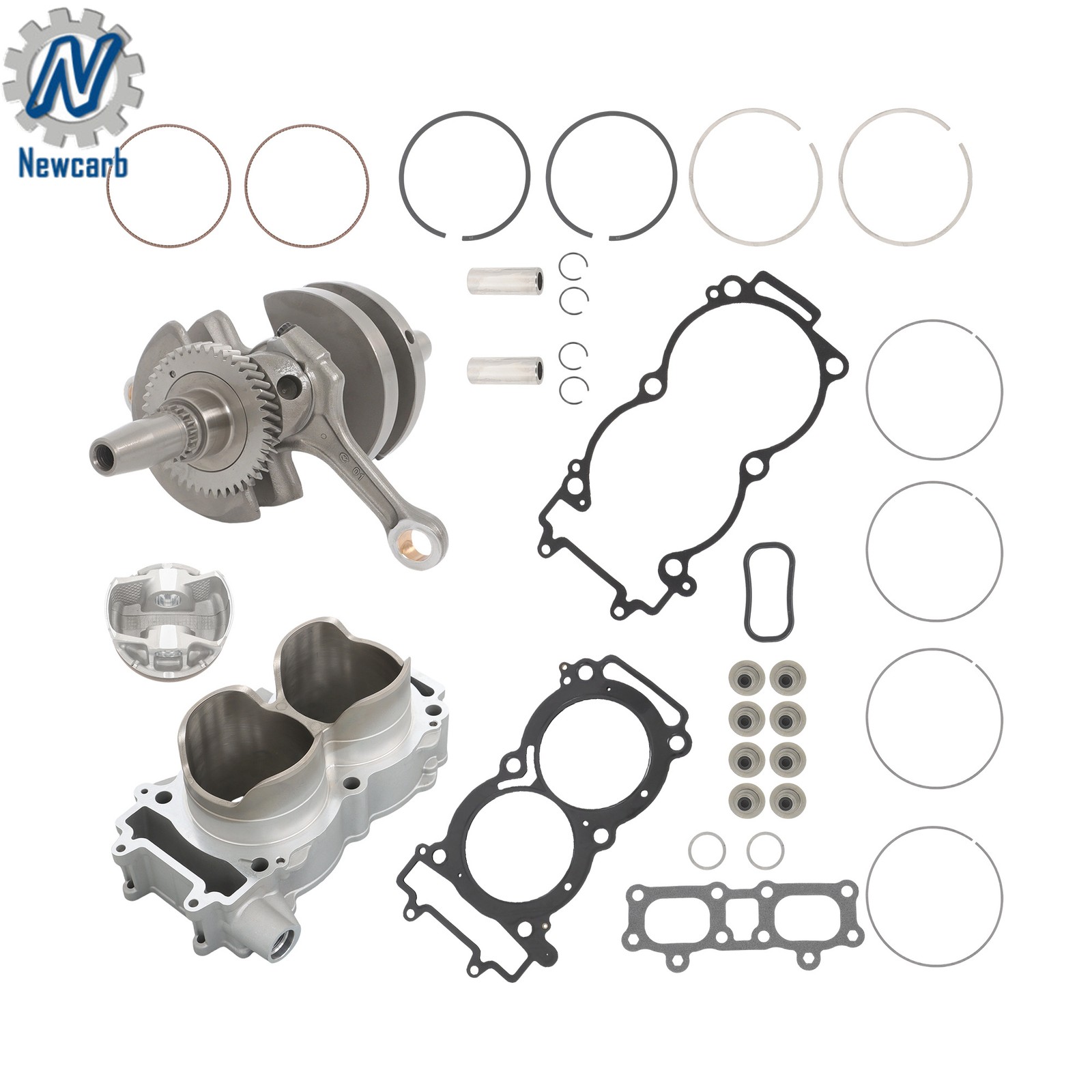 Cylinder Crankshaft Gasket 3023156 3022594 For Polaris RZR XP 1000 /XP 1000