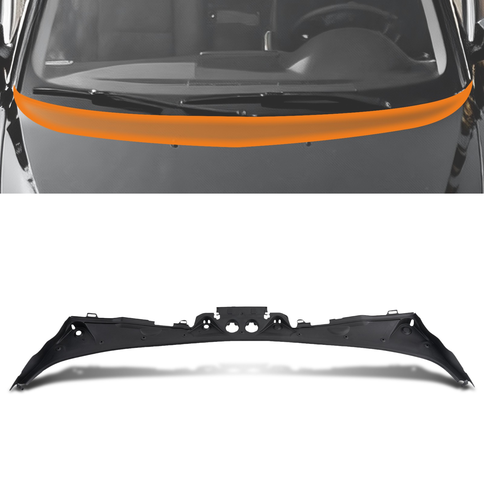Front Windshield Wiper Cowl Cover 51717258177 For 2012~2019 BMW 3 Series F30 F80