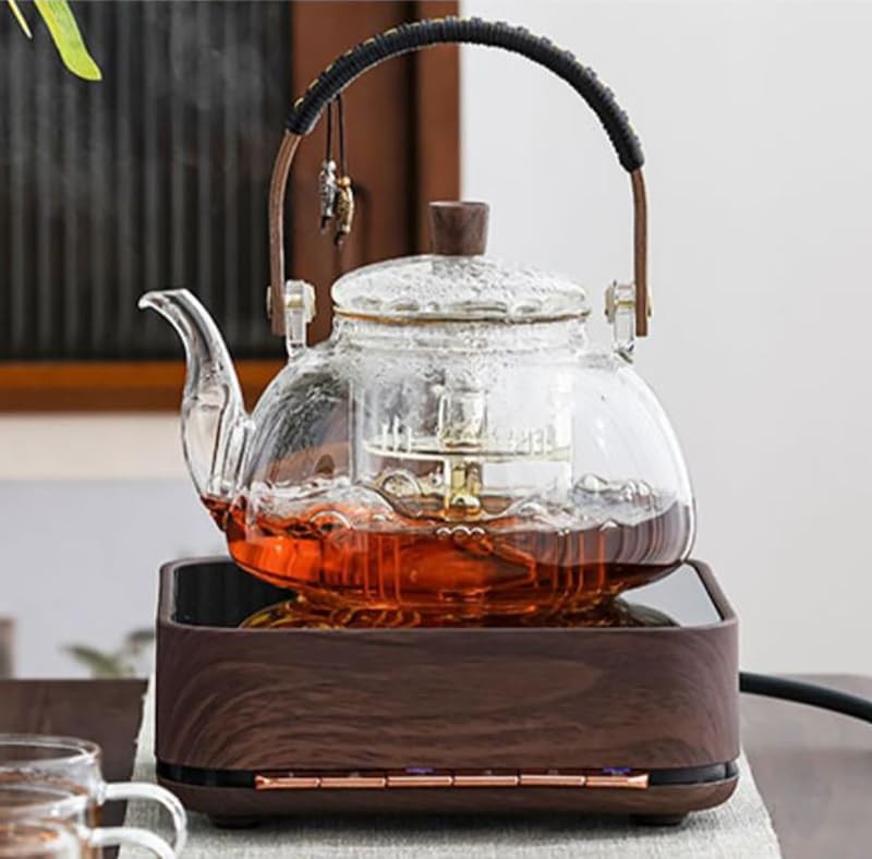 Japanese Style 950ml Glass Teapot with Removable Infuser Stovetop Safe Kettle