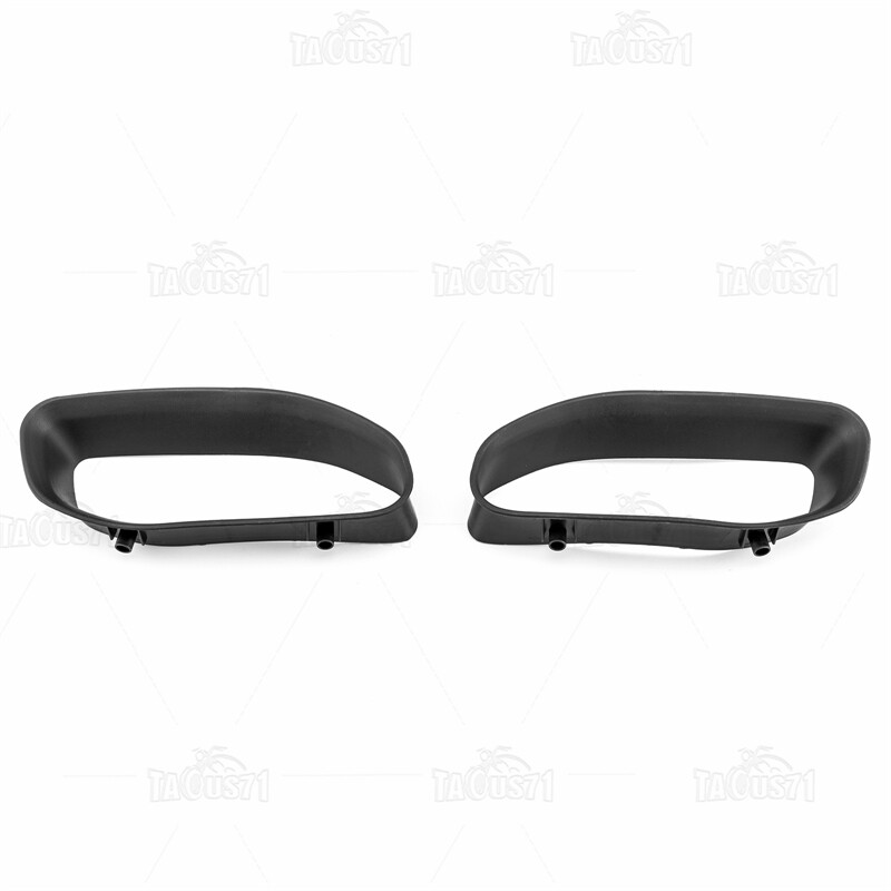 Front LH & RH For 2019-2024 Ram 1500 DT Black Tow Hooks W/ Hardware Heavy Duty