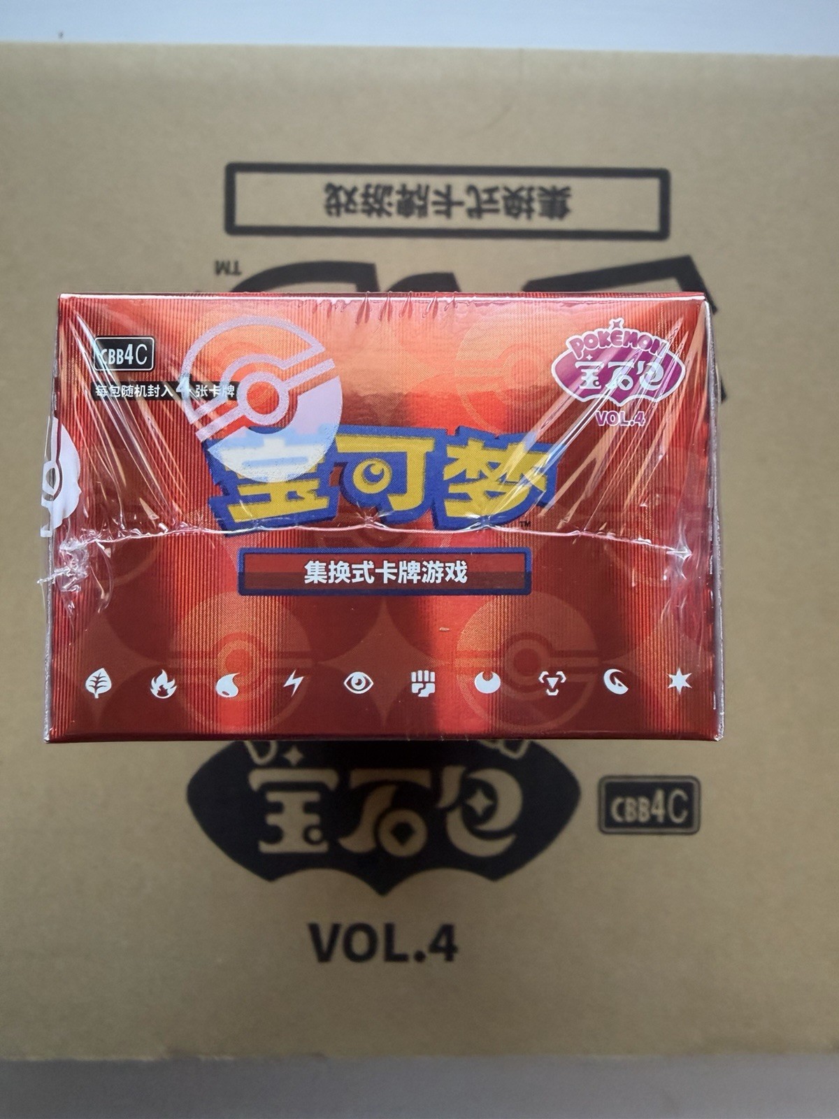 *US Seller* Gem Pack Volume 4 Booster Box Pokemon CBB4C Chinese Vol 4 V4