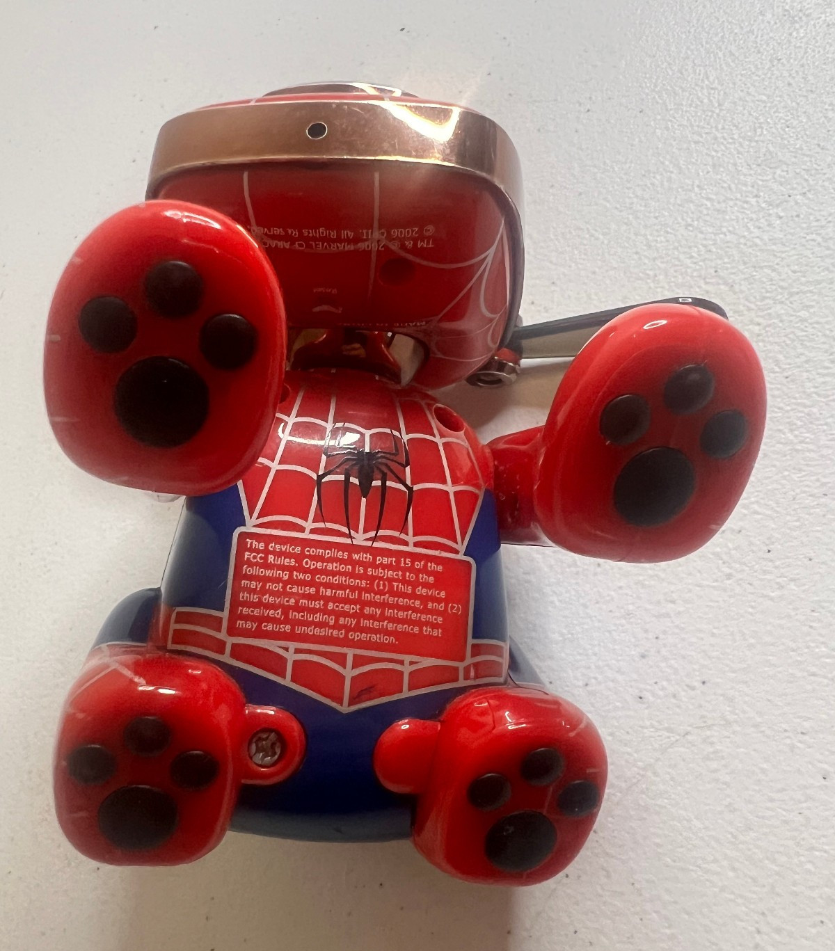 Hasbro Sega Spider-Man Spi-Dog iDog Robot Speaker Toy 2006 Tested and Working