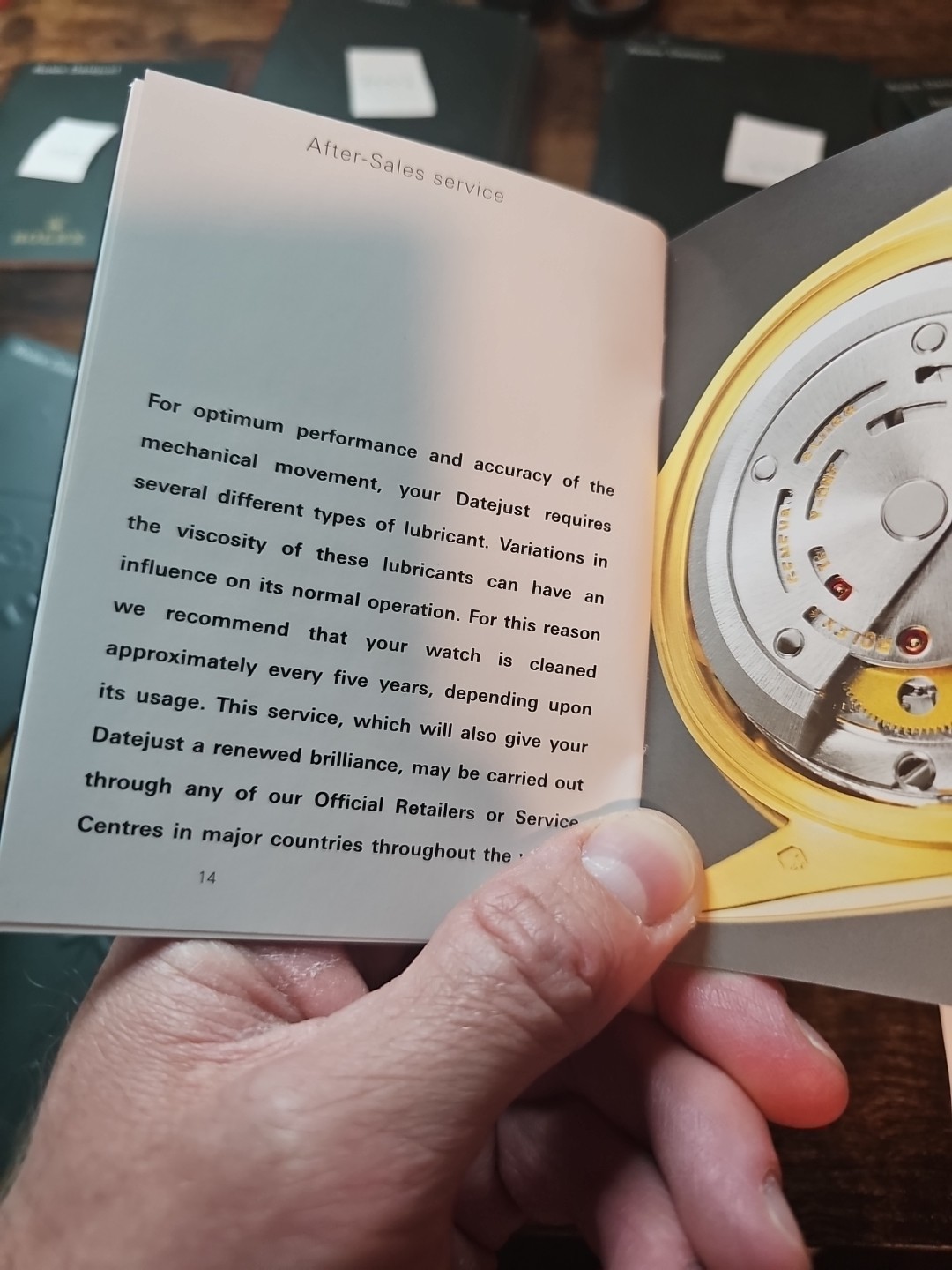 Rolex Datejust Watch OEM English Booklet 1999-2012 Manual Authentic Original