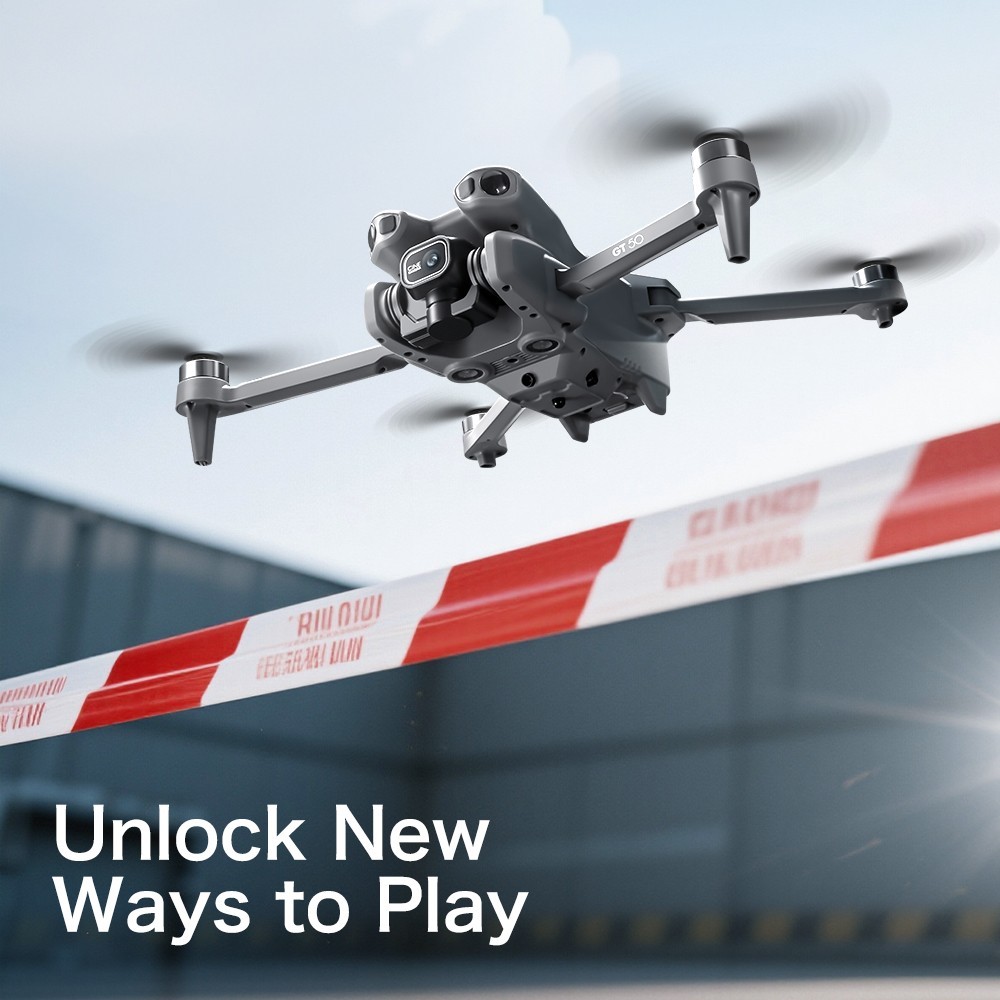 8K Dual Camera Brushless Drone with Screen Remote 5G WiFi Foldable RC Quadcopter