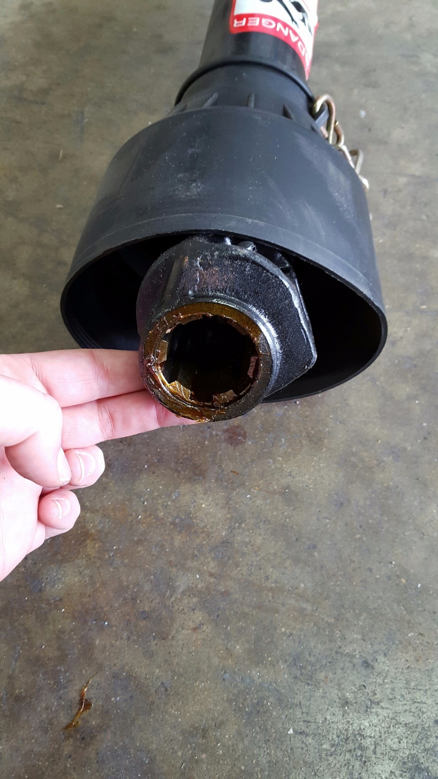 3-Point Fertilizer Spreader PTO Shaft fits Most Brands 1-3/8" 6 Spline Each End