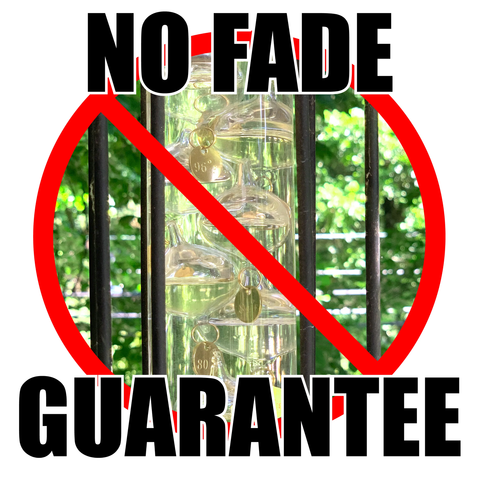 Outdoor Hanging (23" Tall) Galileo Thermometer