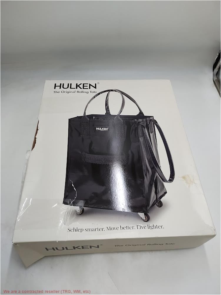 HULKEN Original Rolling Tote Bag Medium Black SEE DETAILS