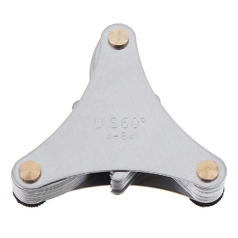 Imperial America SAE Screw Thread Pitch Gauge, Stainless Steel US Specification