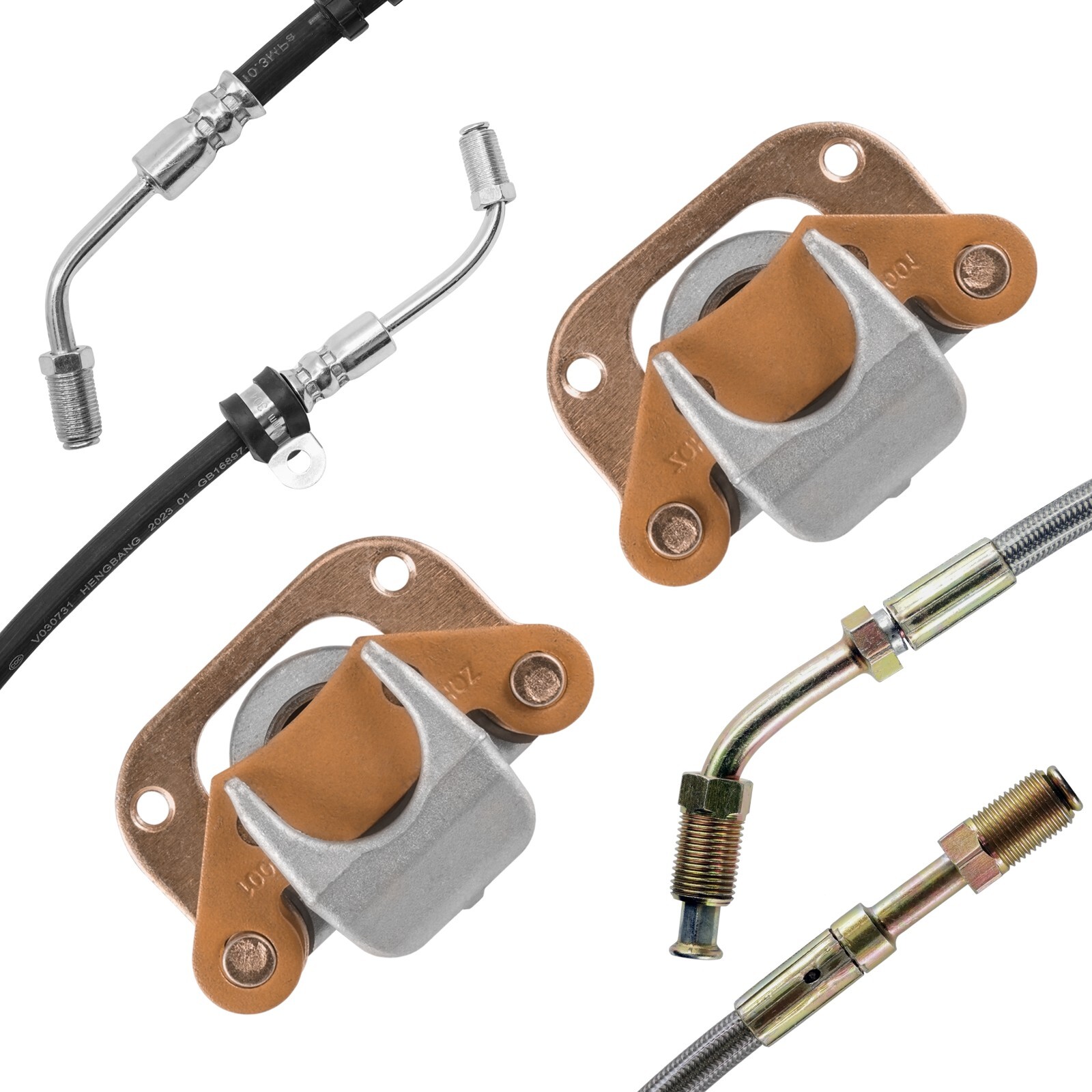 Brake Caliper w/ Pad & Line for Polaris Magnum 425 1995-1998 Front Right Left