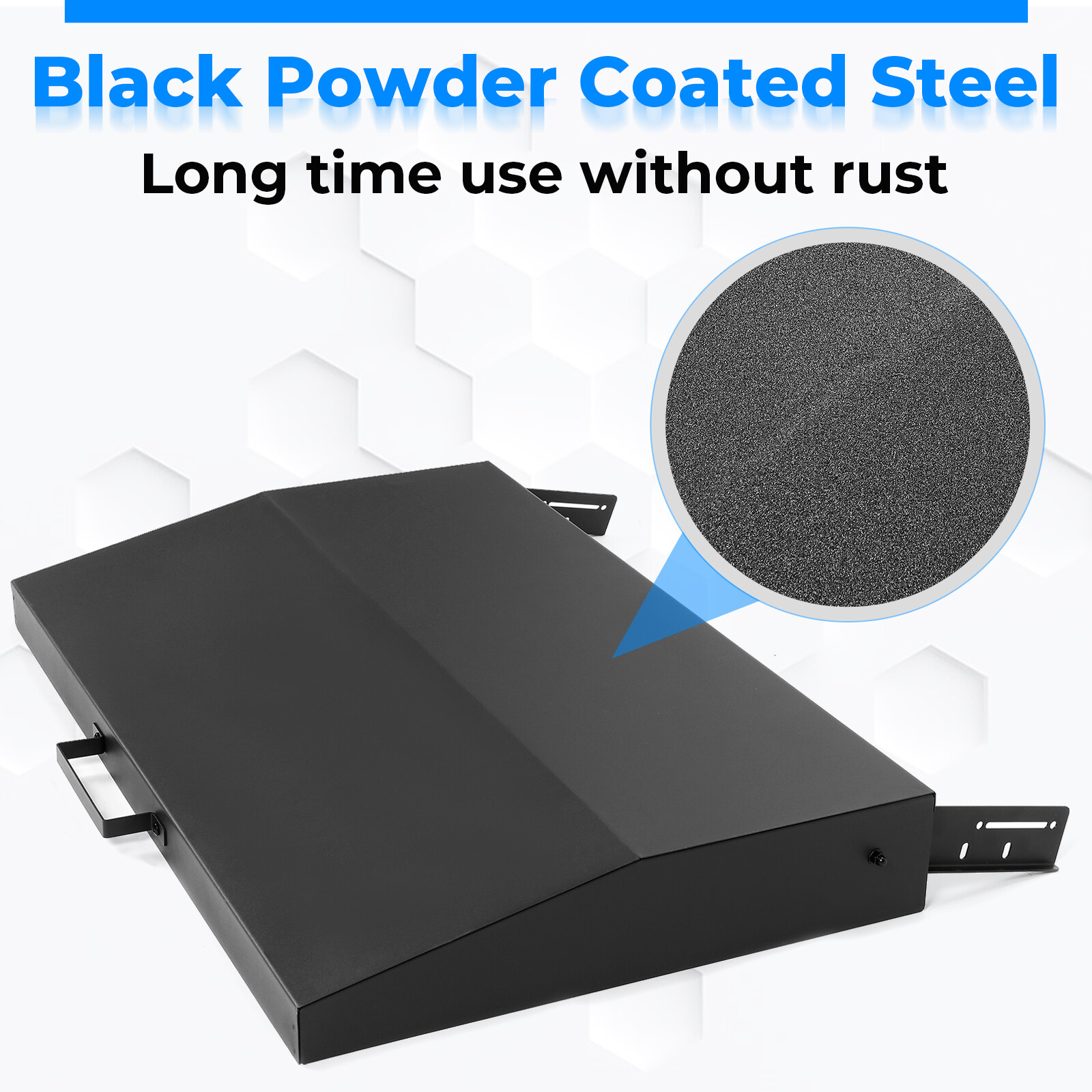 Hinged Lid for Blackstone 36 inch Griddle with Rear Grease Collection - Black
