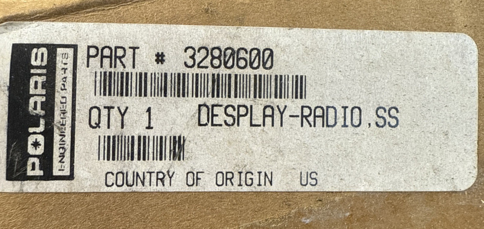 POLARIS SLINGSHOT GENUINE OEM RADIO & DISPLAY UNIT 3280600 (78350527) 2015-2017