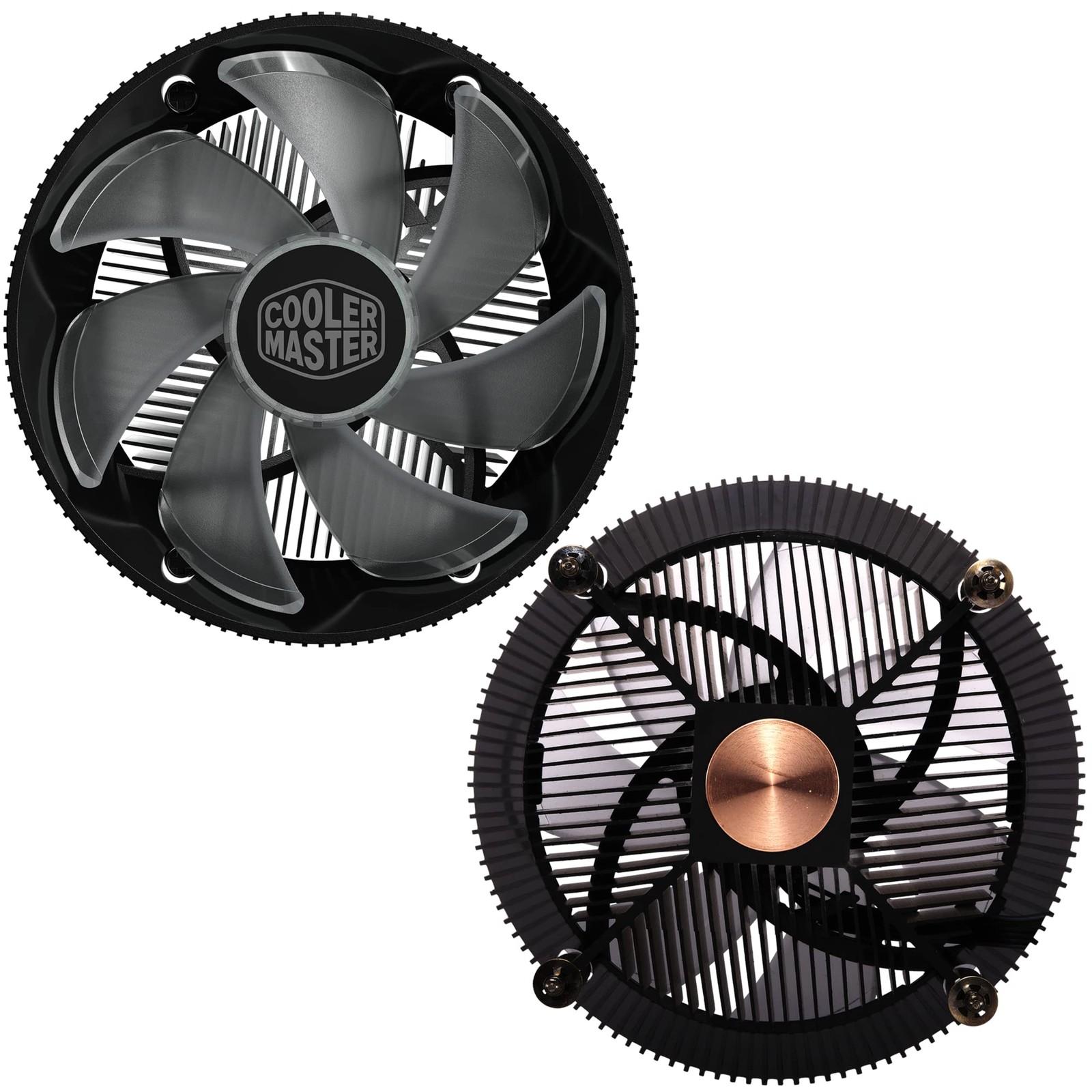 Cooler Master i71C RGB Intel Low-Profile CPU Air Cooler Fan Anodized Aluminum