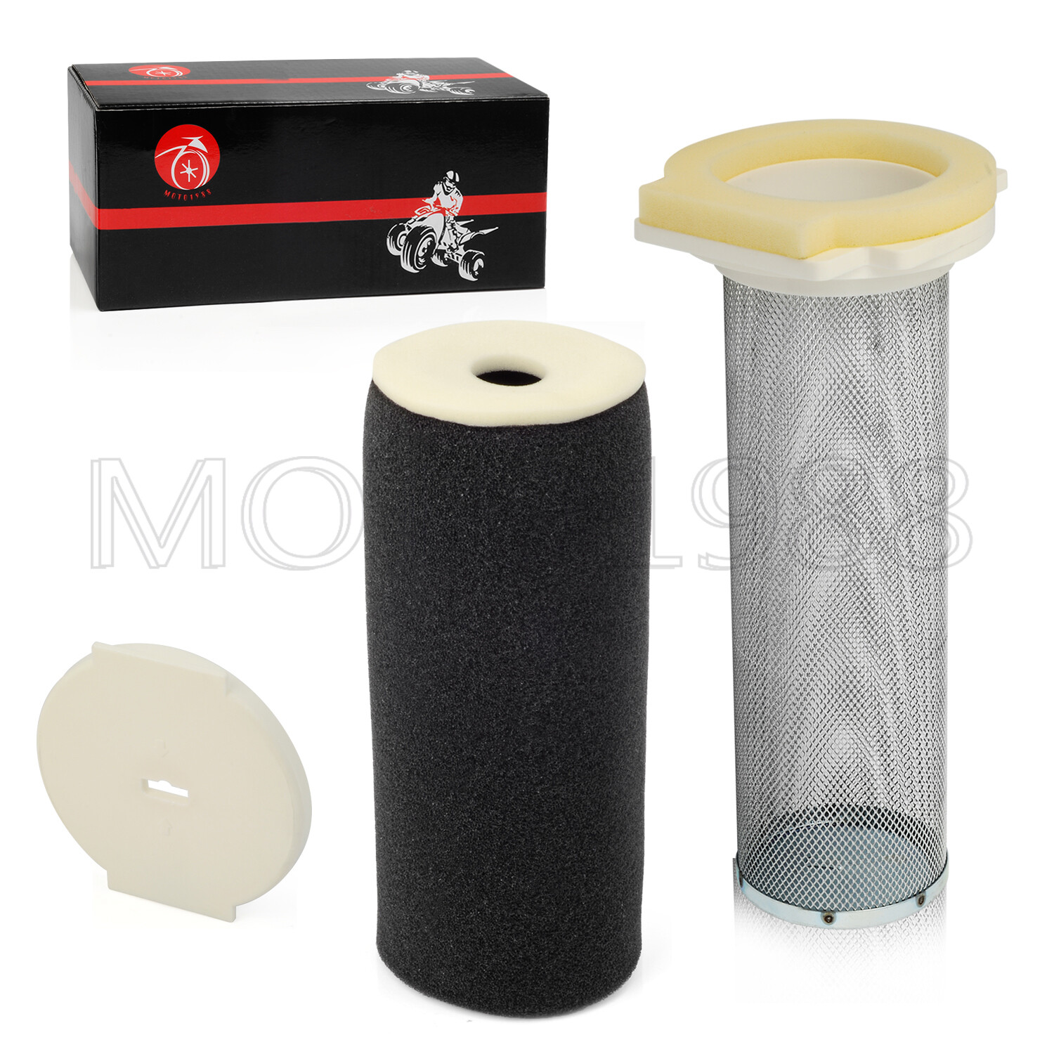 Air Filter & Cage Guide & CAP Kit For Yamaha Warrior Raptor Wolverine 350 YFM350