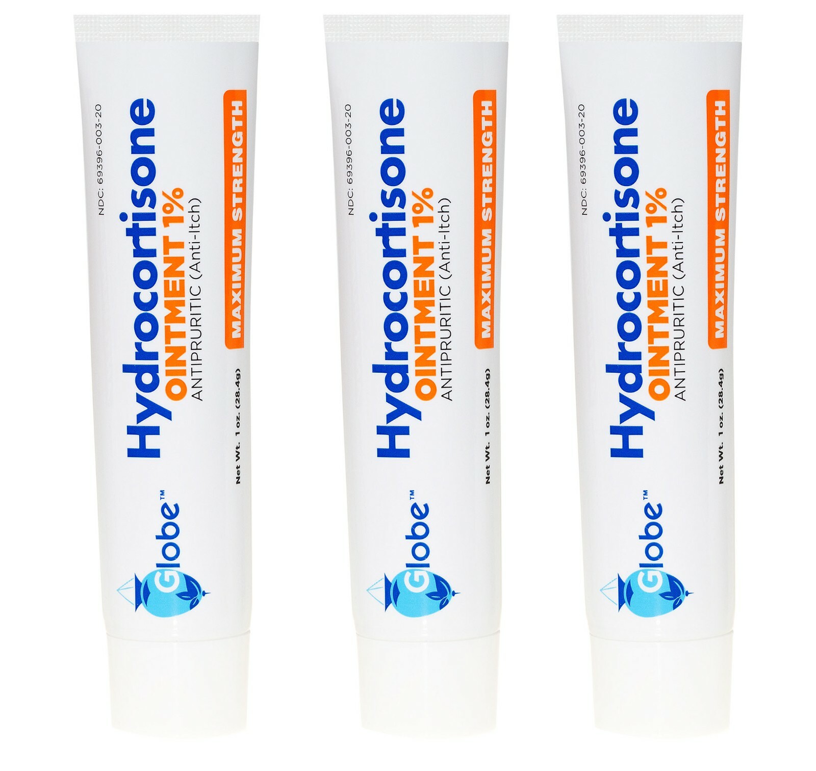 Hydrocortisone Ointment 1% 1oz Anti-Itch (Compare to Cortizone-10) - 3 pack