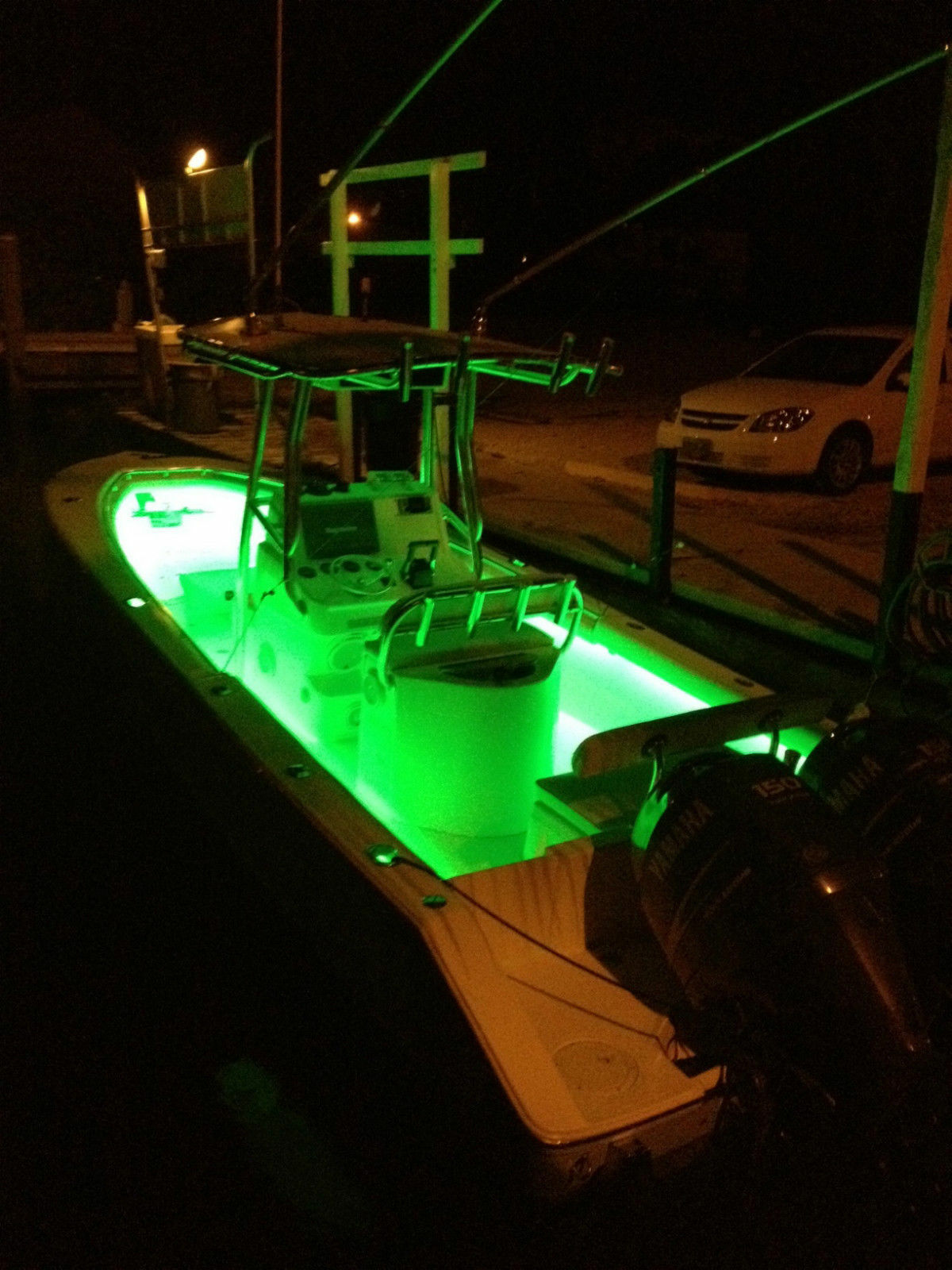 Green LED Boat Light Deck Waterproof Bow Trailer Pontoon Lights Strip Marine 5M