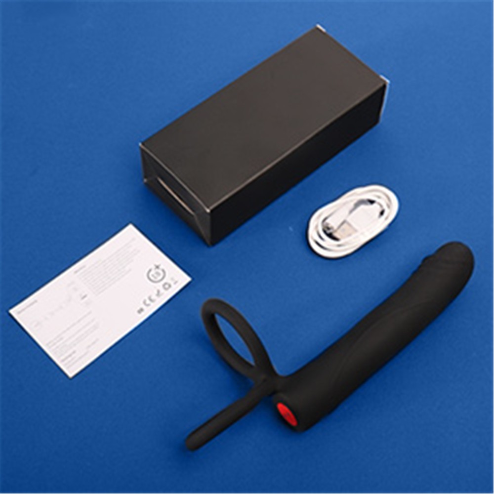 Men Penis Cock Ring Vibrator G spot Dildo Massager Sex Toys For Women Couple