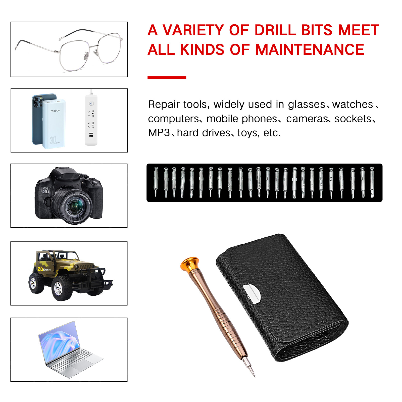 25 in 1 Repair Tools Screwdriver Kit for Macbook Air Macbook Pro Smart Phones