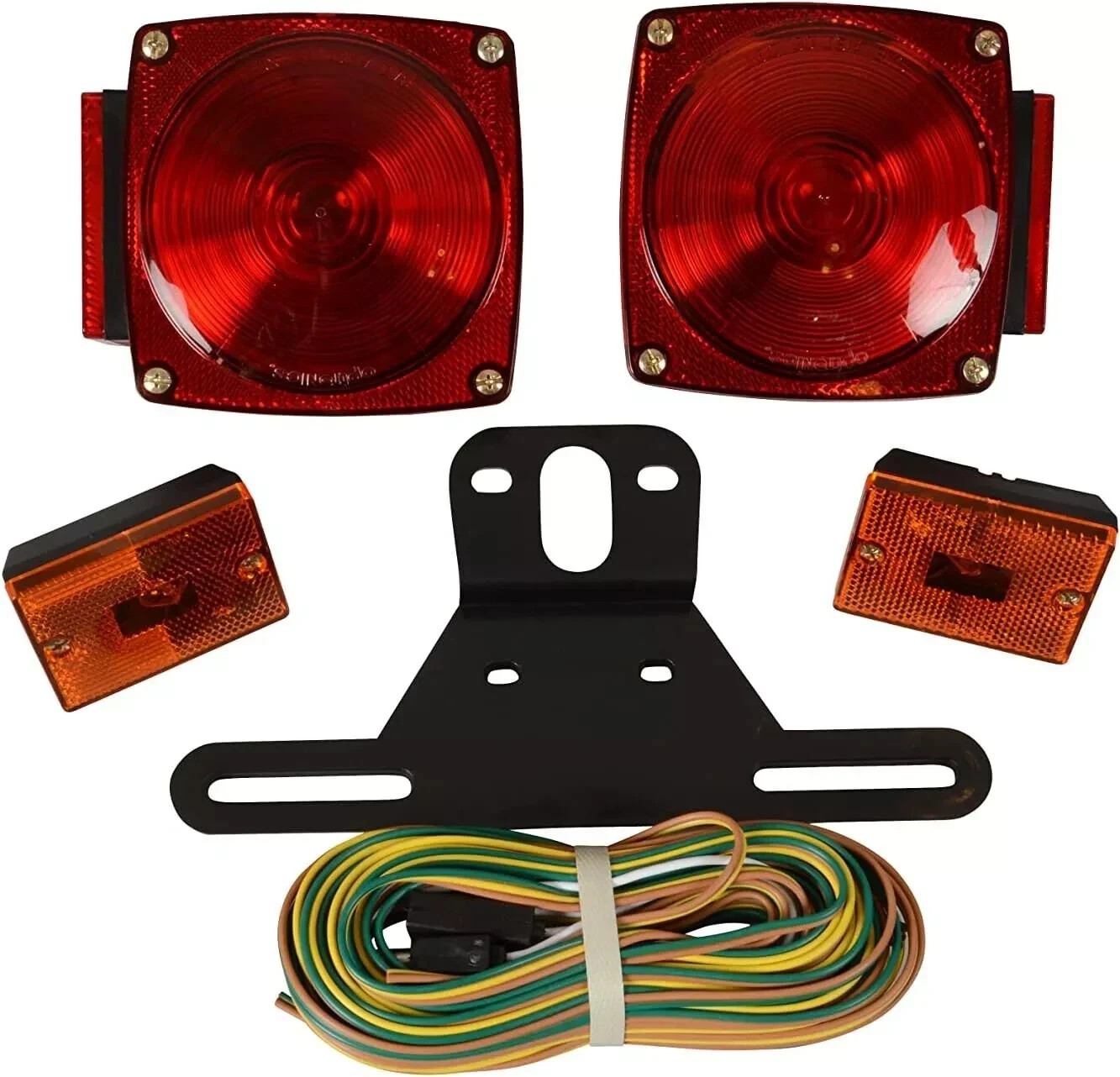 Optronics Trailer Light KIT Utility RV 12V wiring Stop Turn Tail Side Marker
