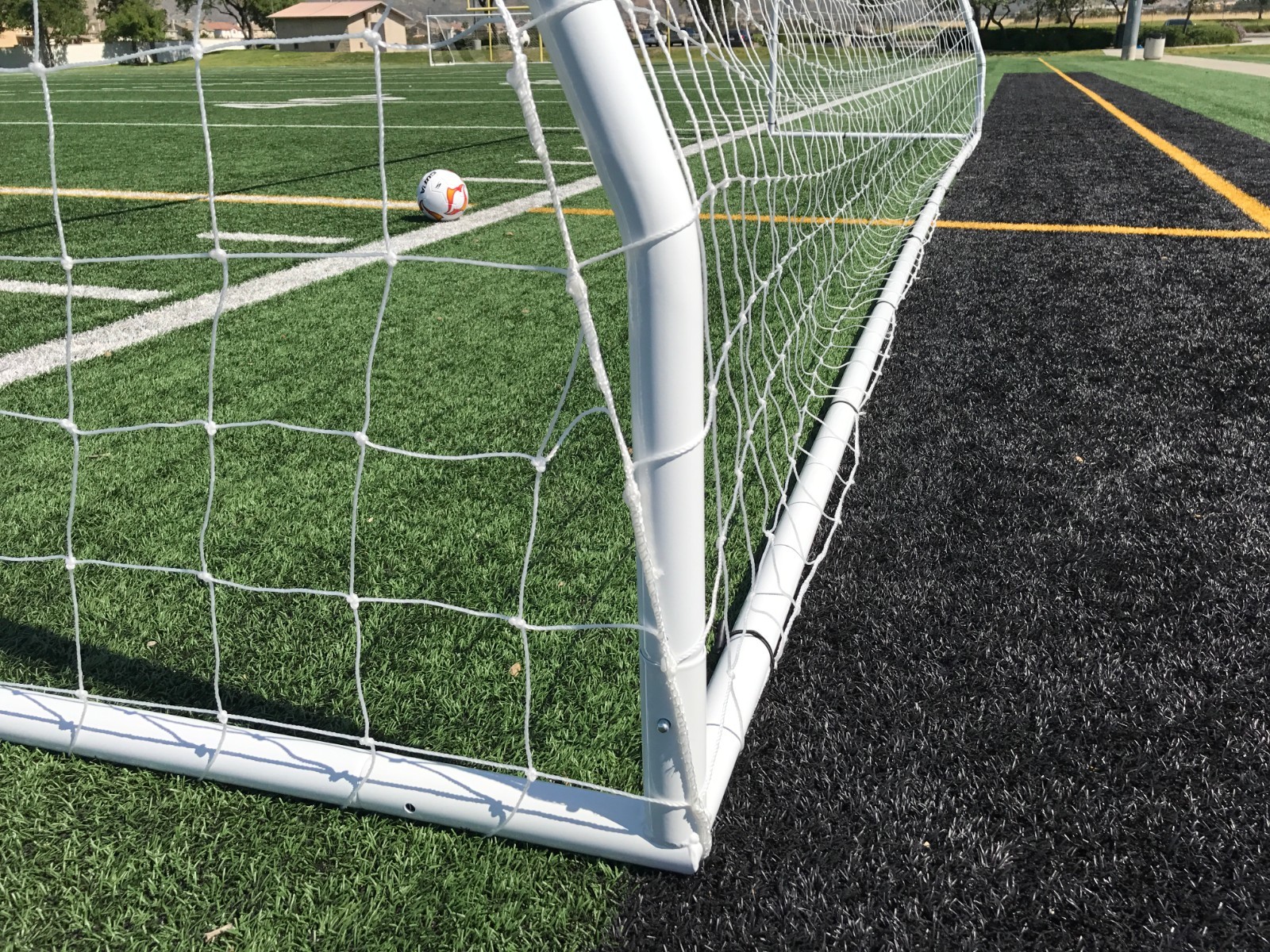 USED PASS Premier® 24X8 FT. FIFA/MLS Size Heavy Duty Steel Soccer Goal(One-Net)