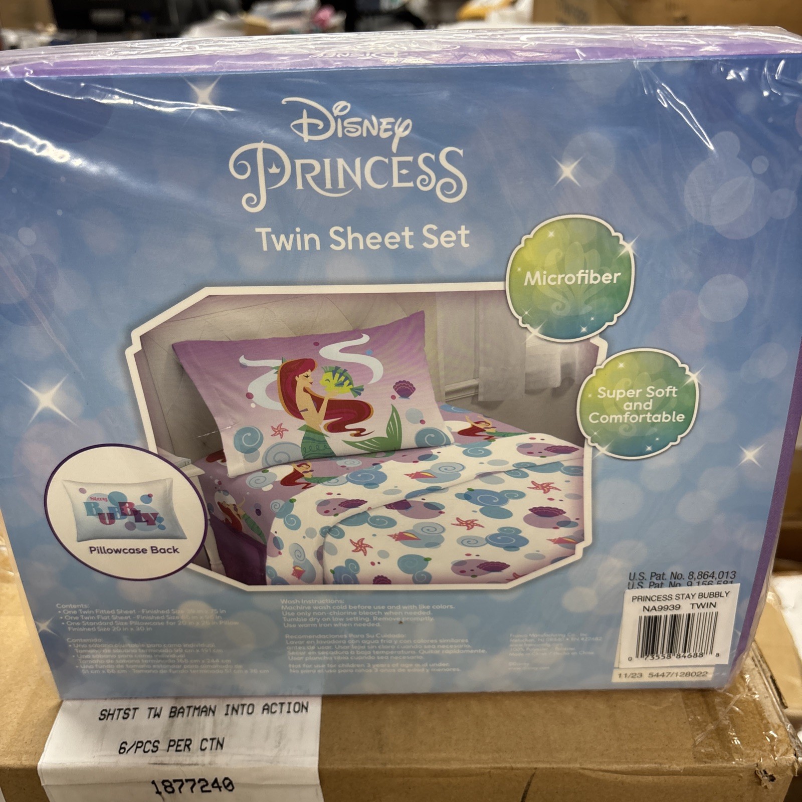 Disney Princess Twin  Sheet Set Girls Kids New Brand New