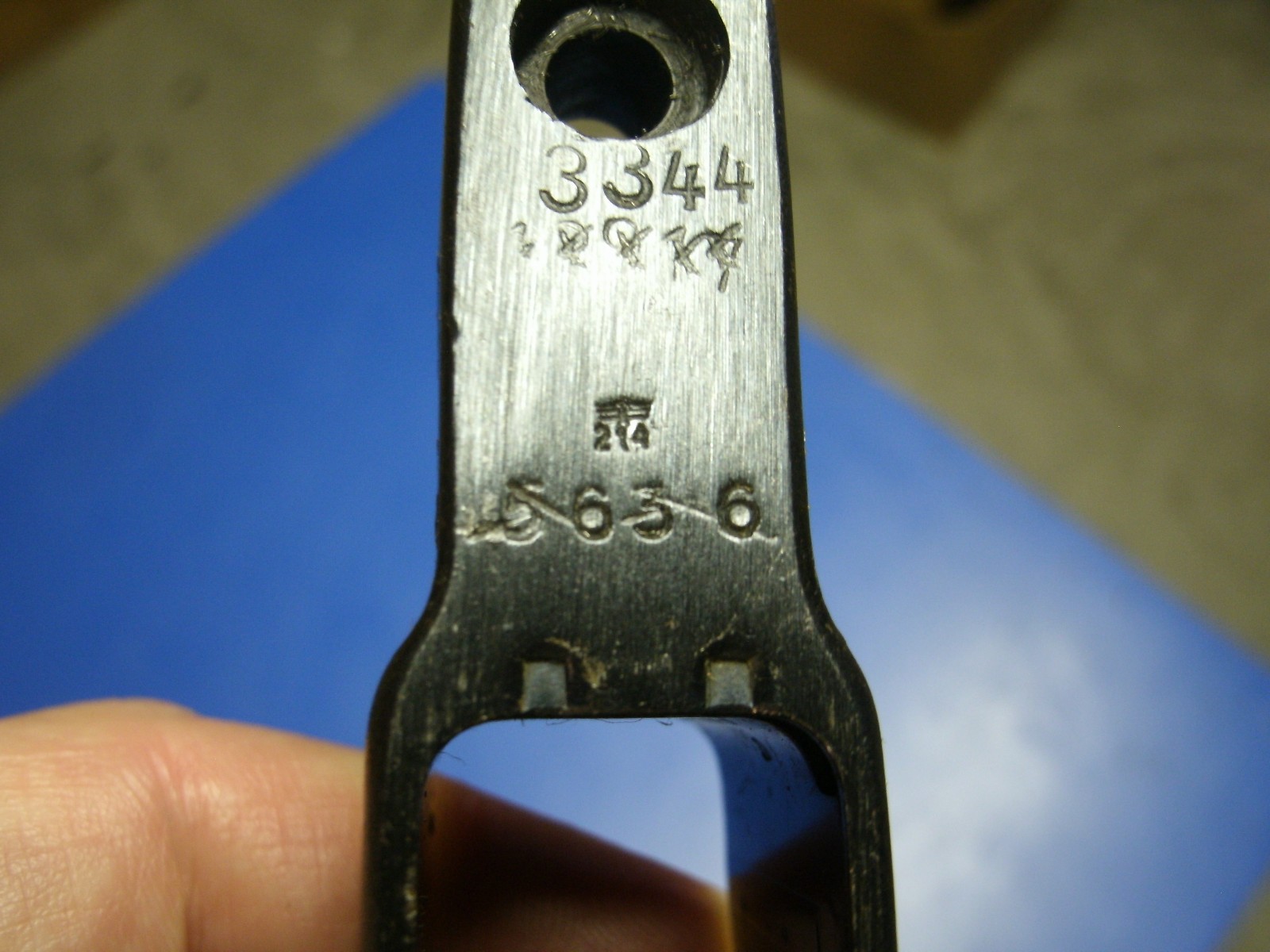 GERMAN MAUSER K98 TRIGGERGUARD MARKED WaA 214