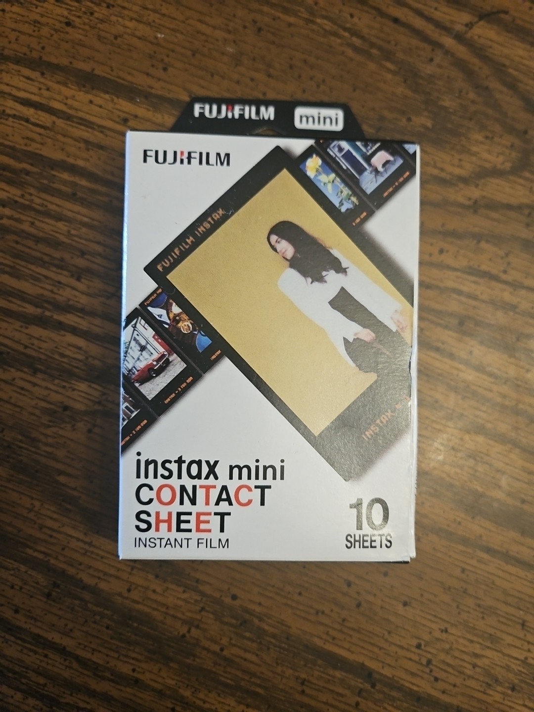 Fujifilm Instax Mini Contact Sheet Instant Film 10 Exposures, For Mini Cameras
