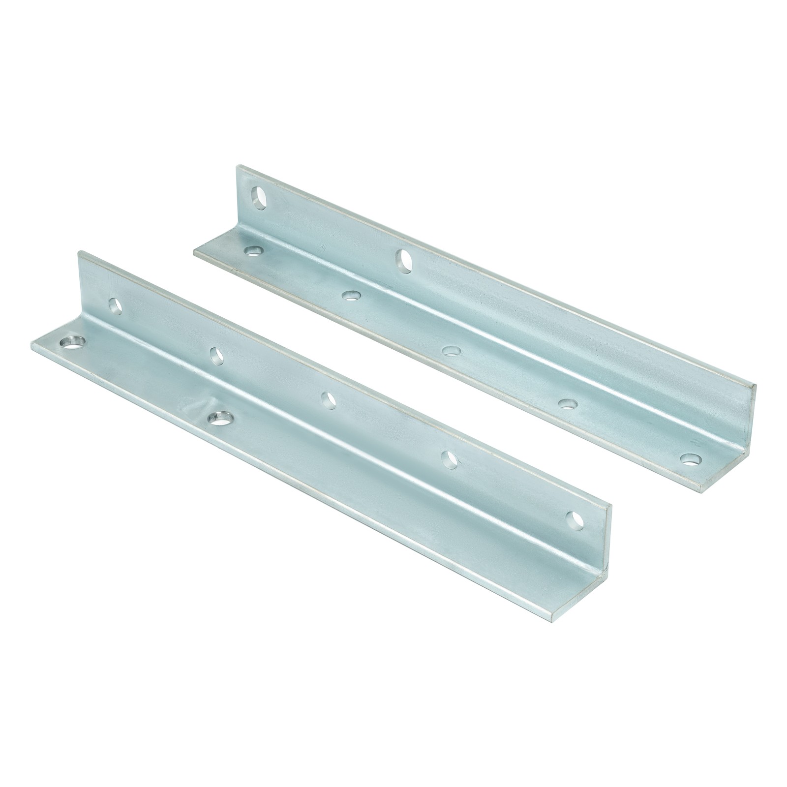 Silvery Battery Box Tool Mounting Brackets For Peterbilt 375 378 379 386 Pair