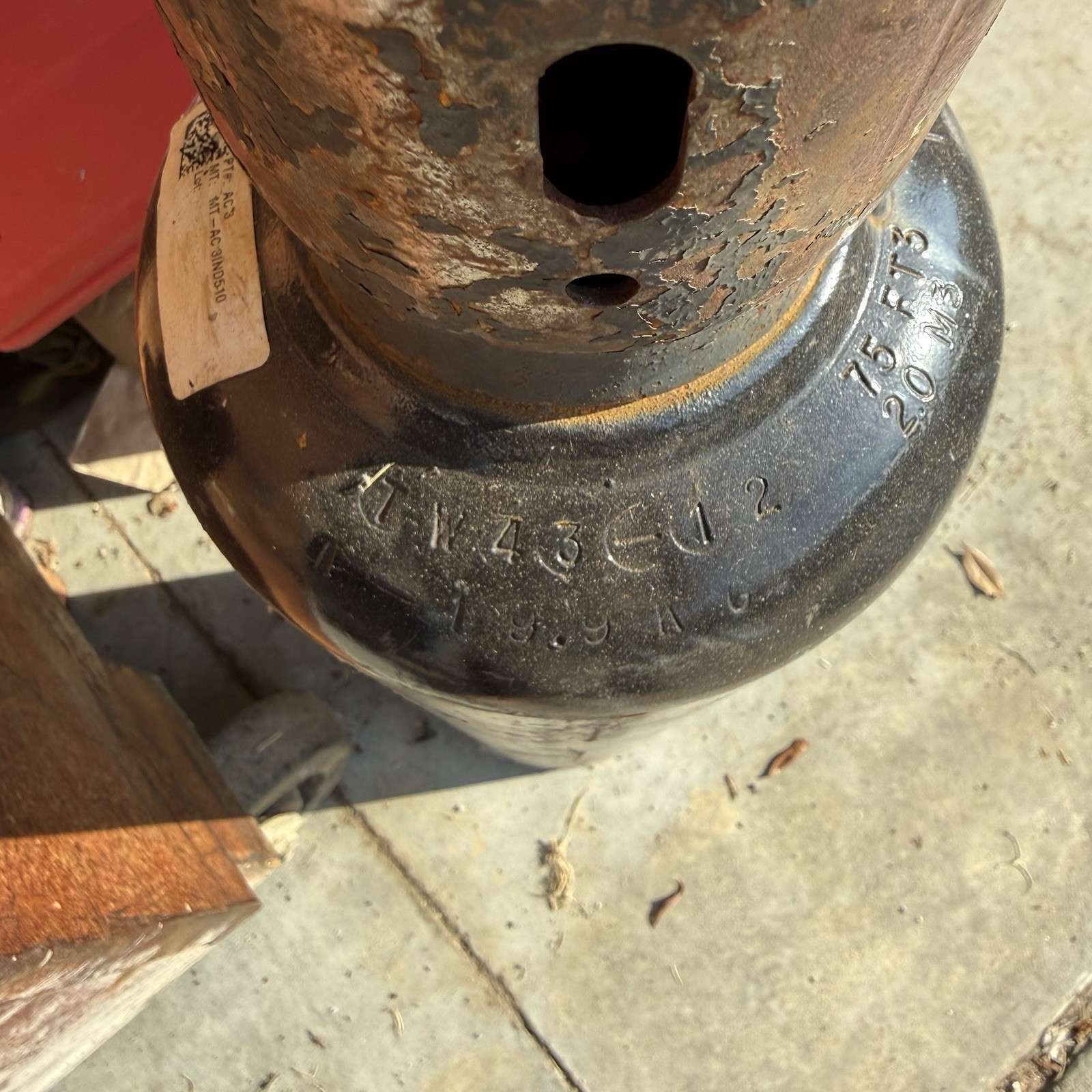 WELDING/CUTTING SET 125 TF OXYGEN & 250 75 TF ACETYLENE TANKS Exchangeable